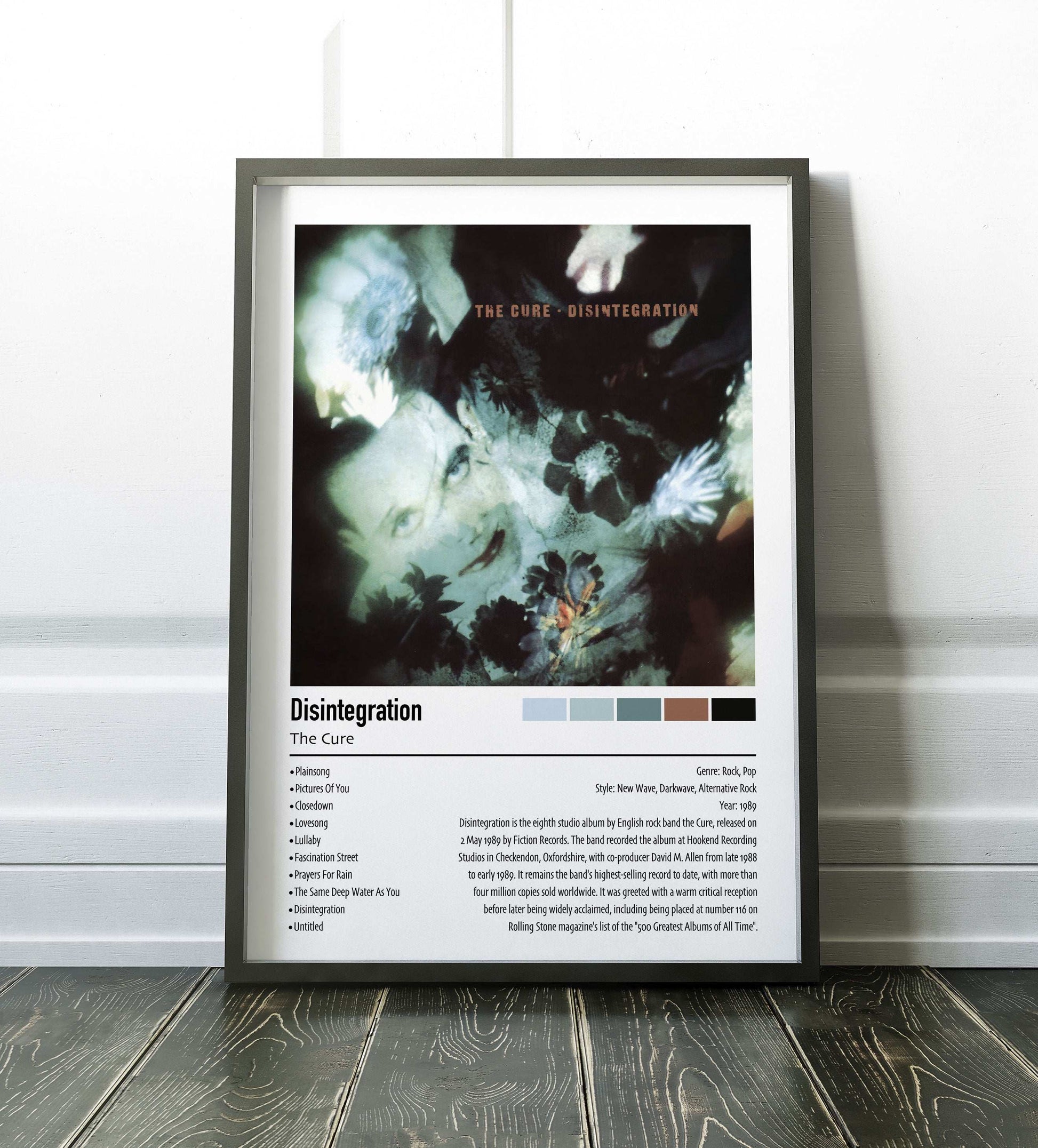 The Cure | Disintegration | Custom Album Cover Poster Print