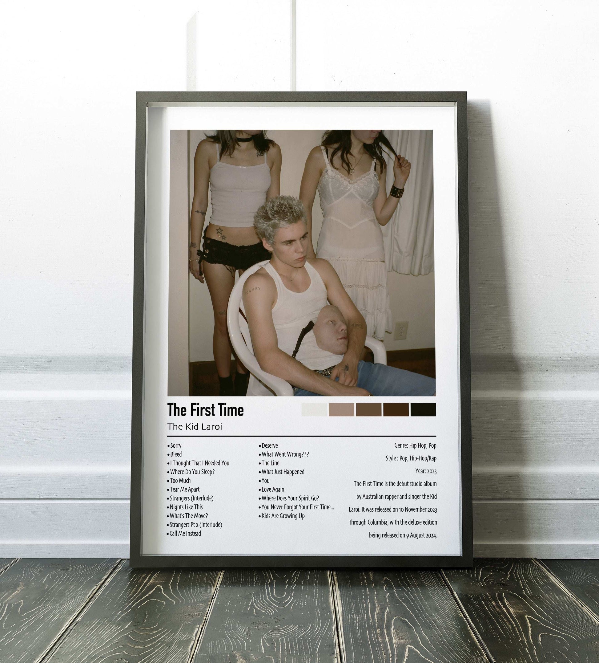 The Kid Laroi | The First Time | Custom Album Cover Poster Print