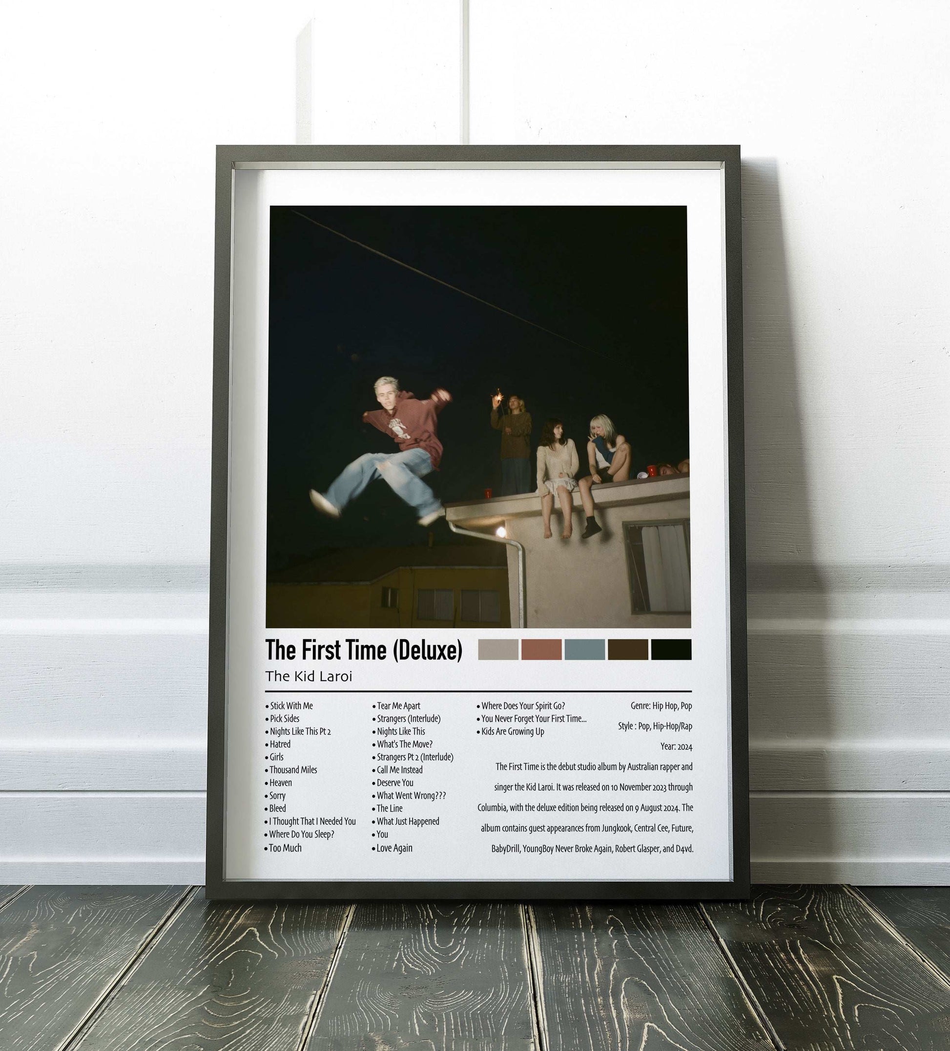 The Kid Laroi | The First Time (Deluxe) | Custom Album Cover Poster Print