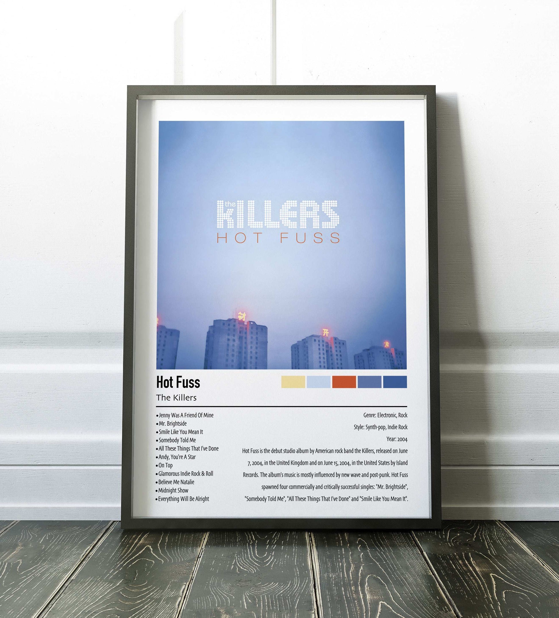 The Killers | Hot Fuss | Custom Album Cover Poster Print