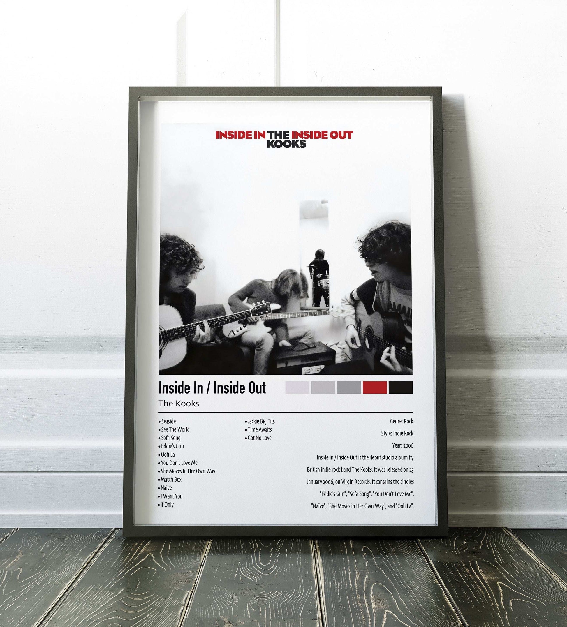 The Kooks | Inside In / Inside Out | Custom Album Cover Poster Print