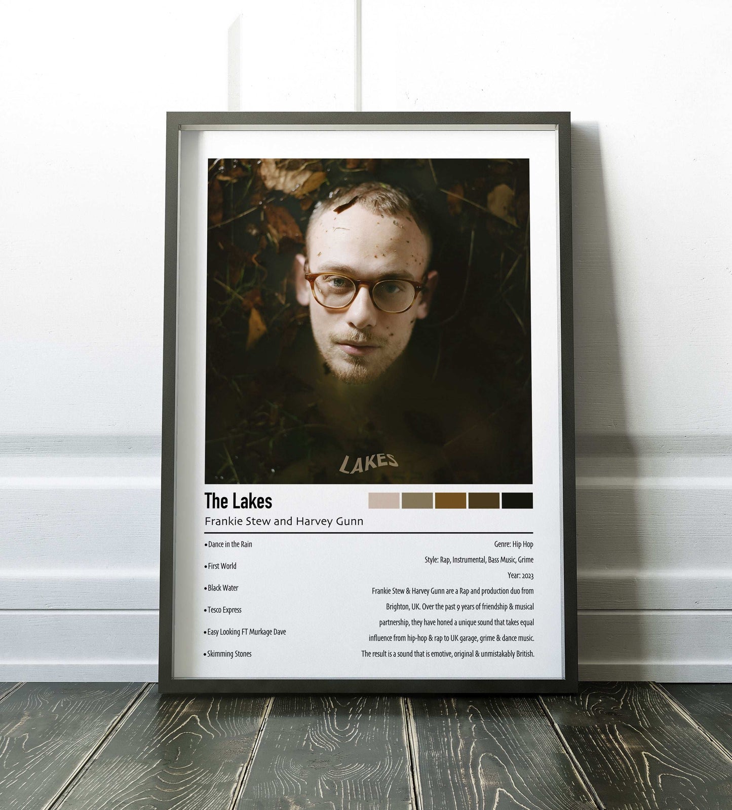 Frankie Stew and Harvey Gunn | The Lakes | Custom Album Cover Poster Print