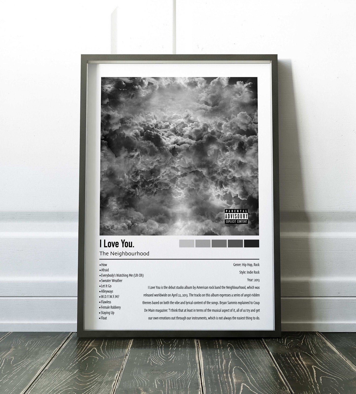 The Neighbourhood | I Love You. | Custom Album Cover Poster Print