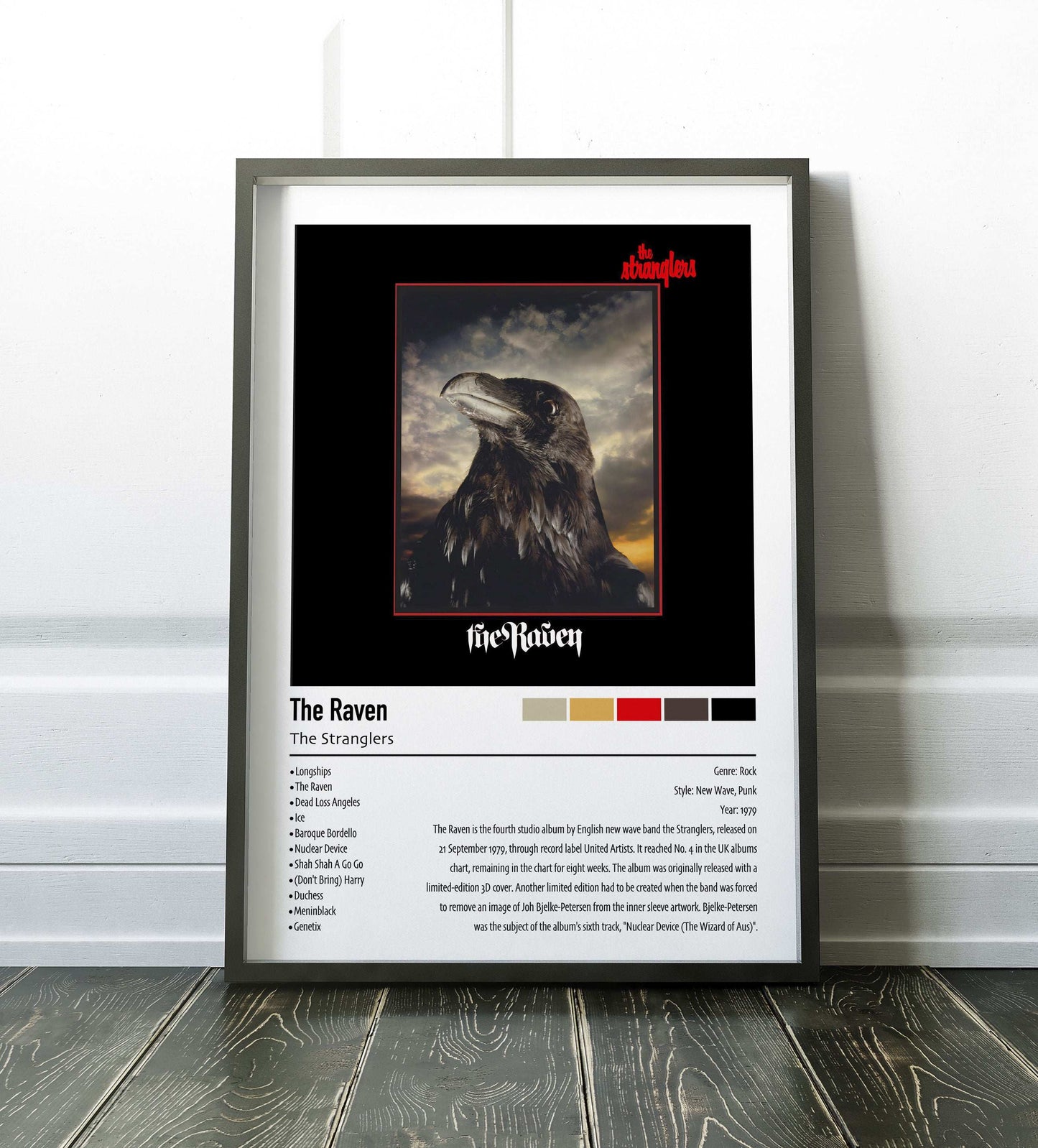 The Stranglers | The Raven | Custom Album Cover Poster Print