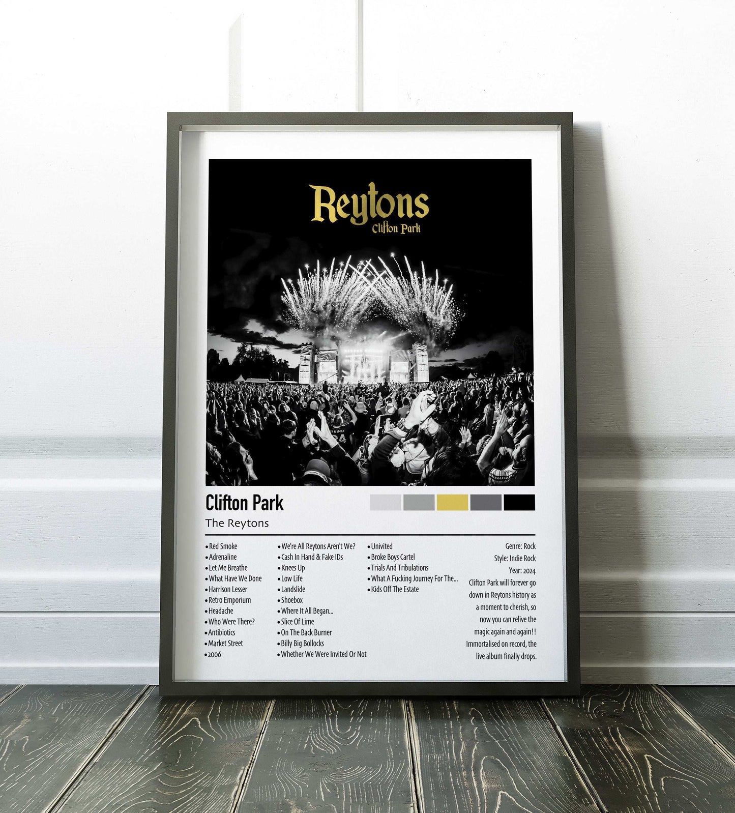 The Reytons | Clifton Park | Custom Album Cover Poster Print
