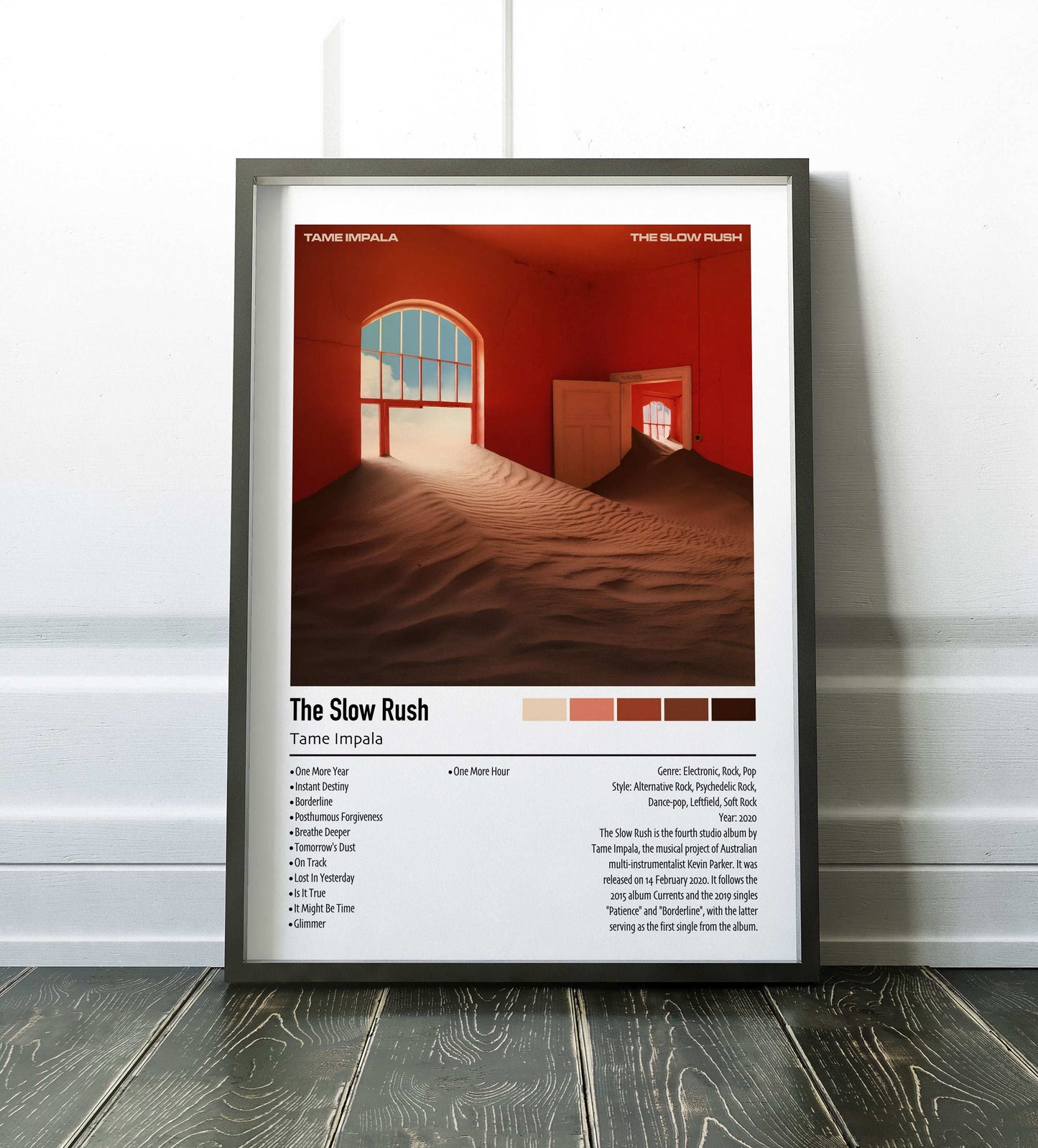 Tame Impala | The Slow Rush | Custom Album Cover Poster Print