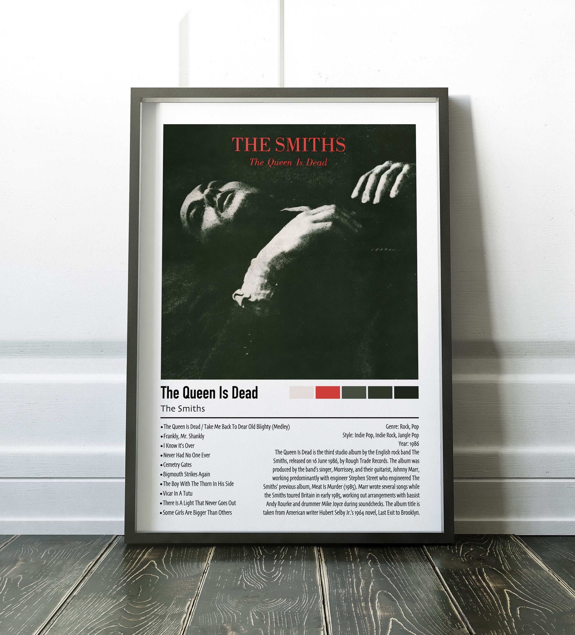The Smiths| The Queen Is Dead | Custom Album Cover Poster Print