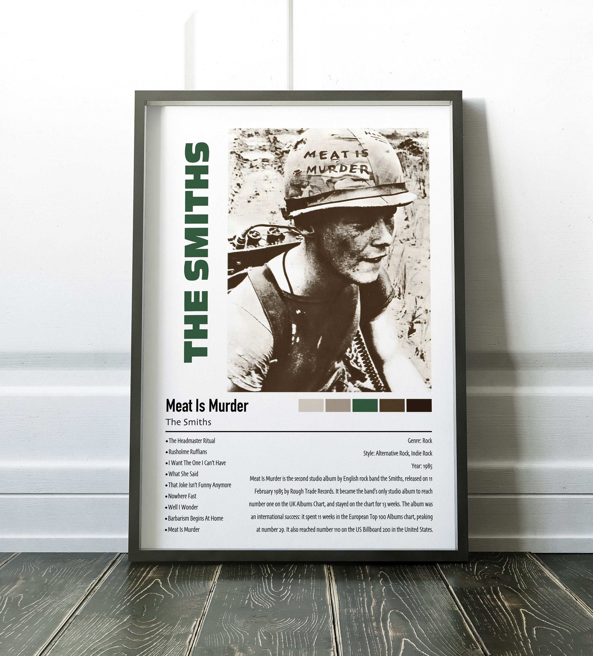 The Smiths | Meat Is Murder | Custom Album Cover Poster Print