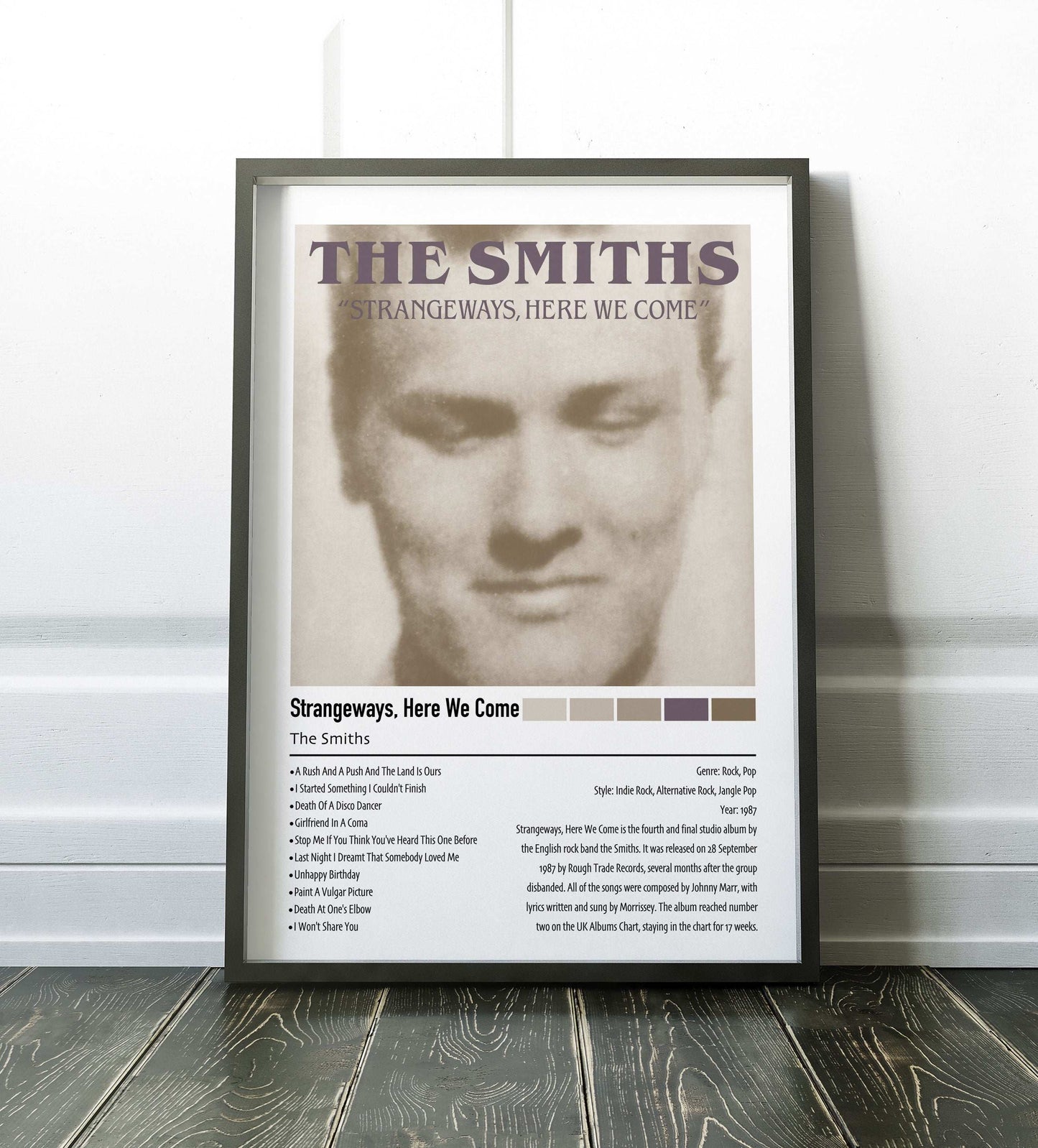 The Smiths | Strangeways, Here We Come | Custom Album Cover Poster Print