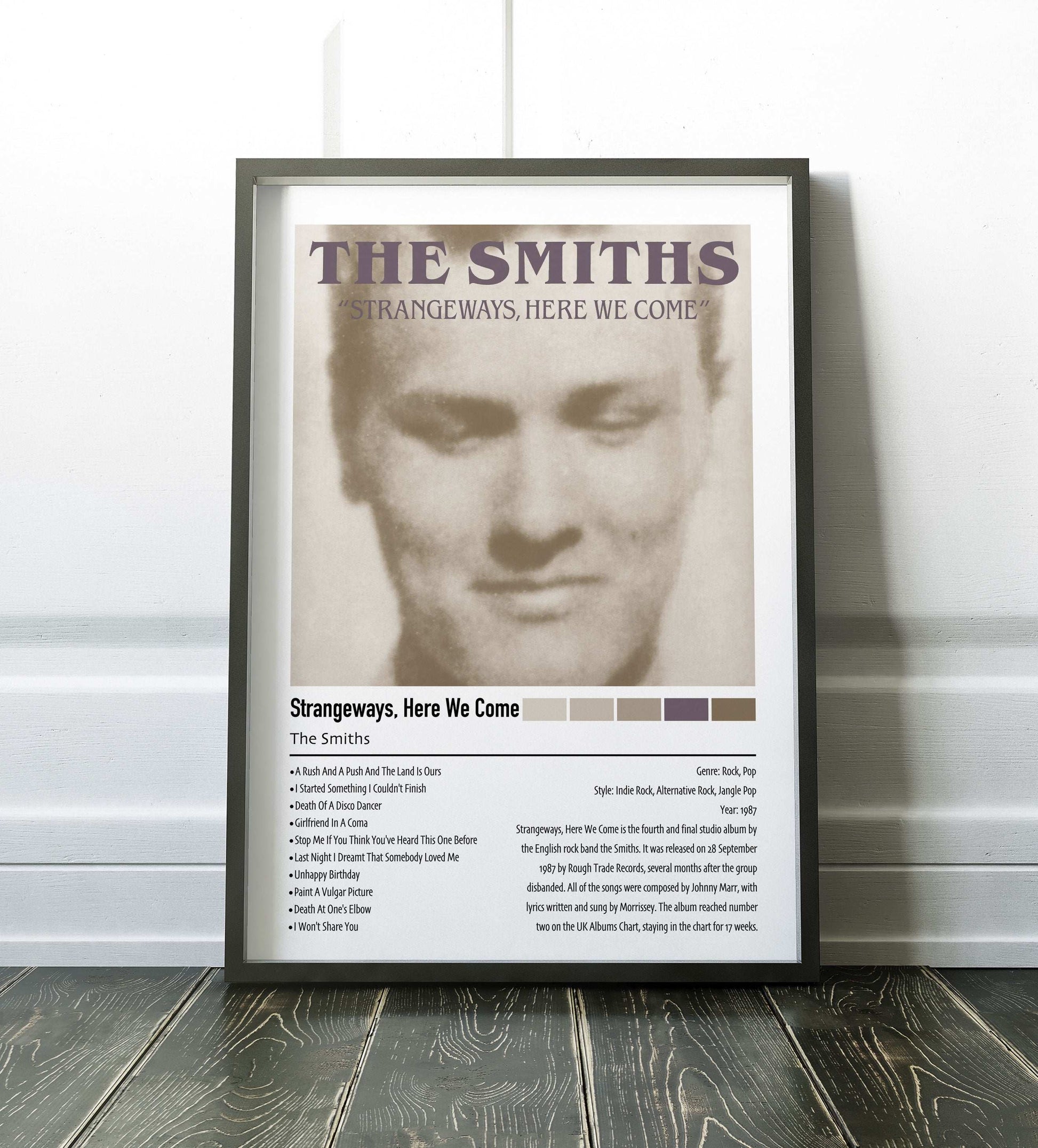 The Smiths | Strangeways, Here We Come | Custom Album Cover Poster Print