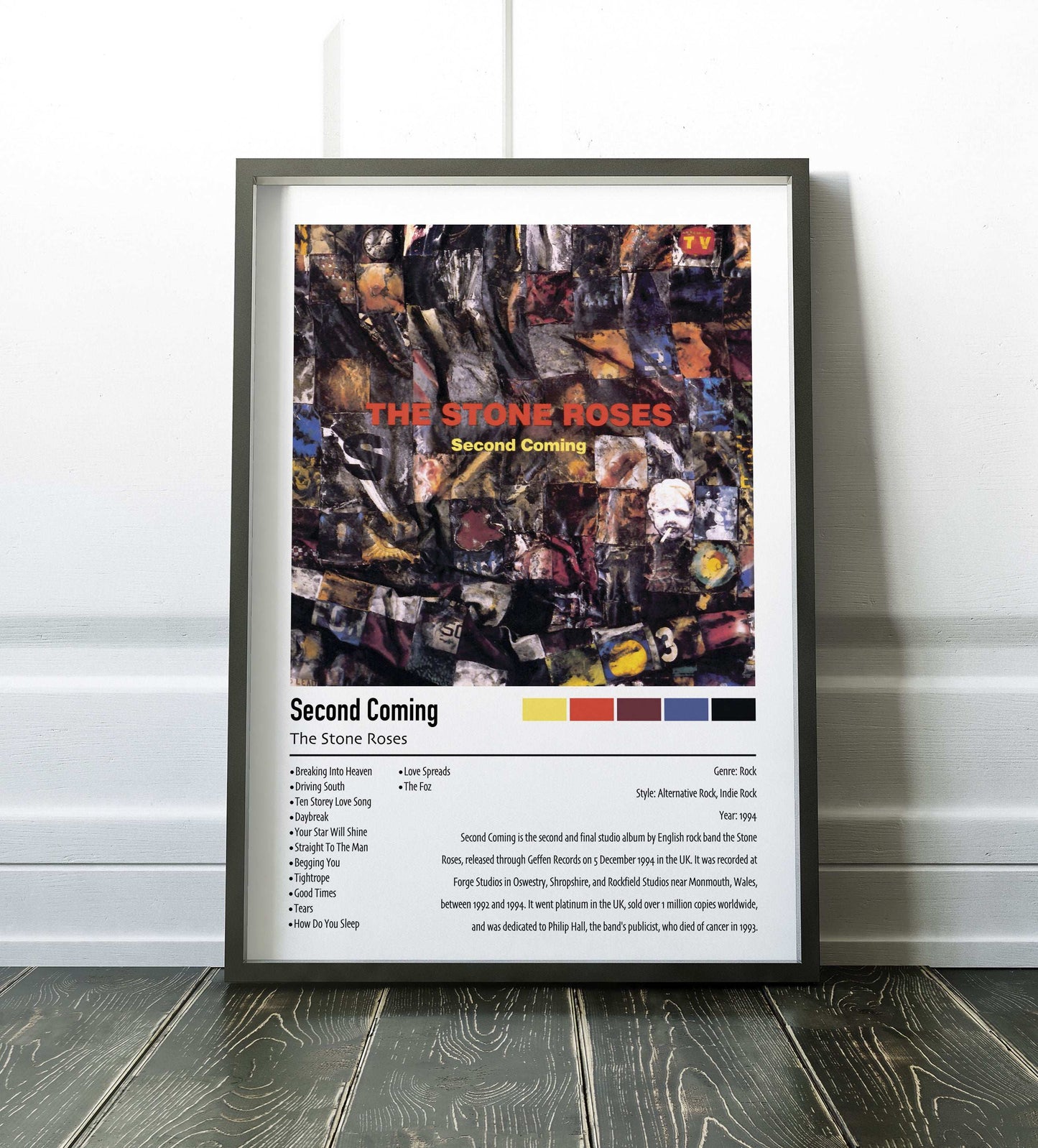 The Stone Roses | Second Coming | Custom Album Cover Poster Print