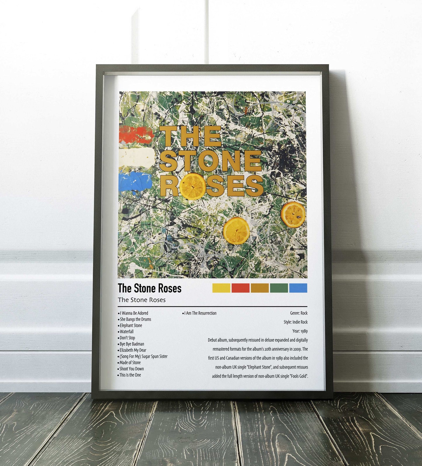 The Stone Roses | The Stone Roses | Custom Album Cover Poster Print