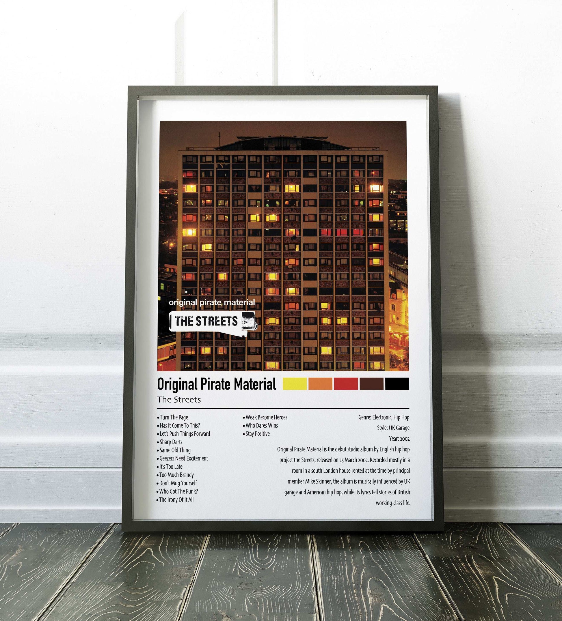 The Streets | Original Pirate Material | Custom Album Cover Poster Print