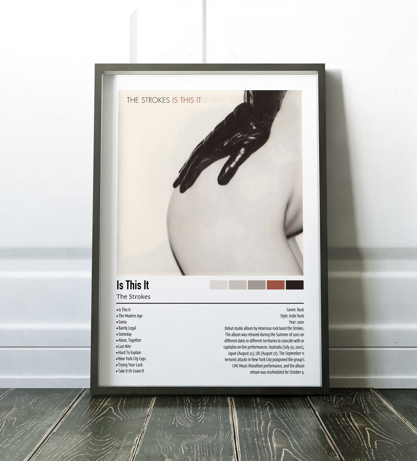 The Strokes | Is This It | Custom Album Cover Poster Print