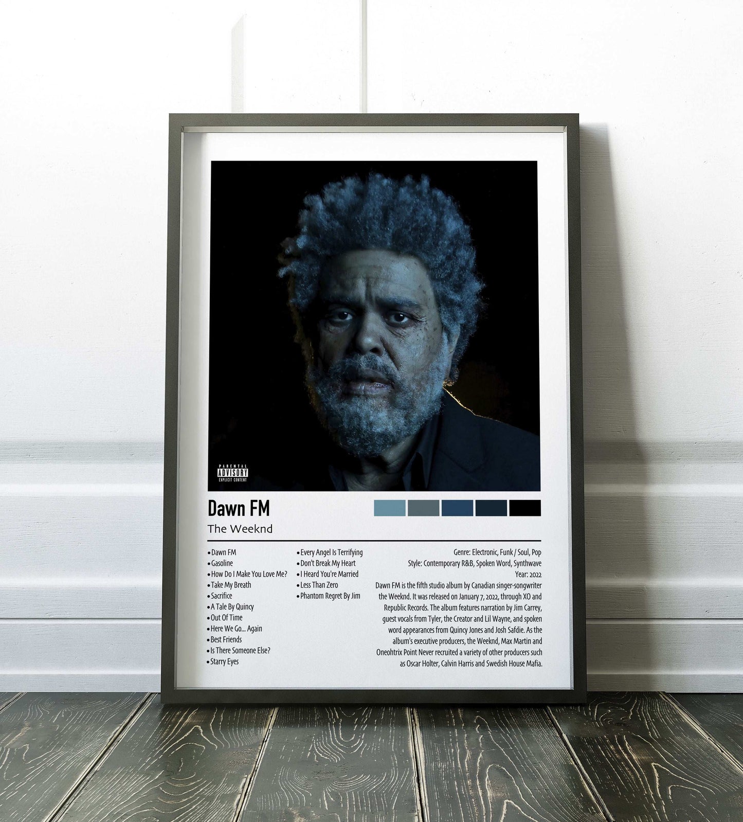 The Weeknd | Dawn FM | Custom Album Cover Poster Print