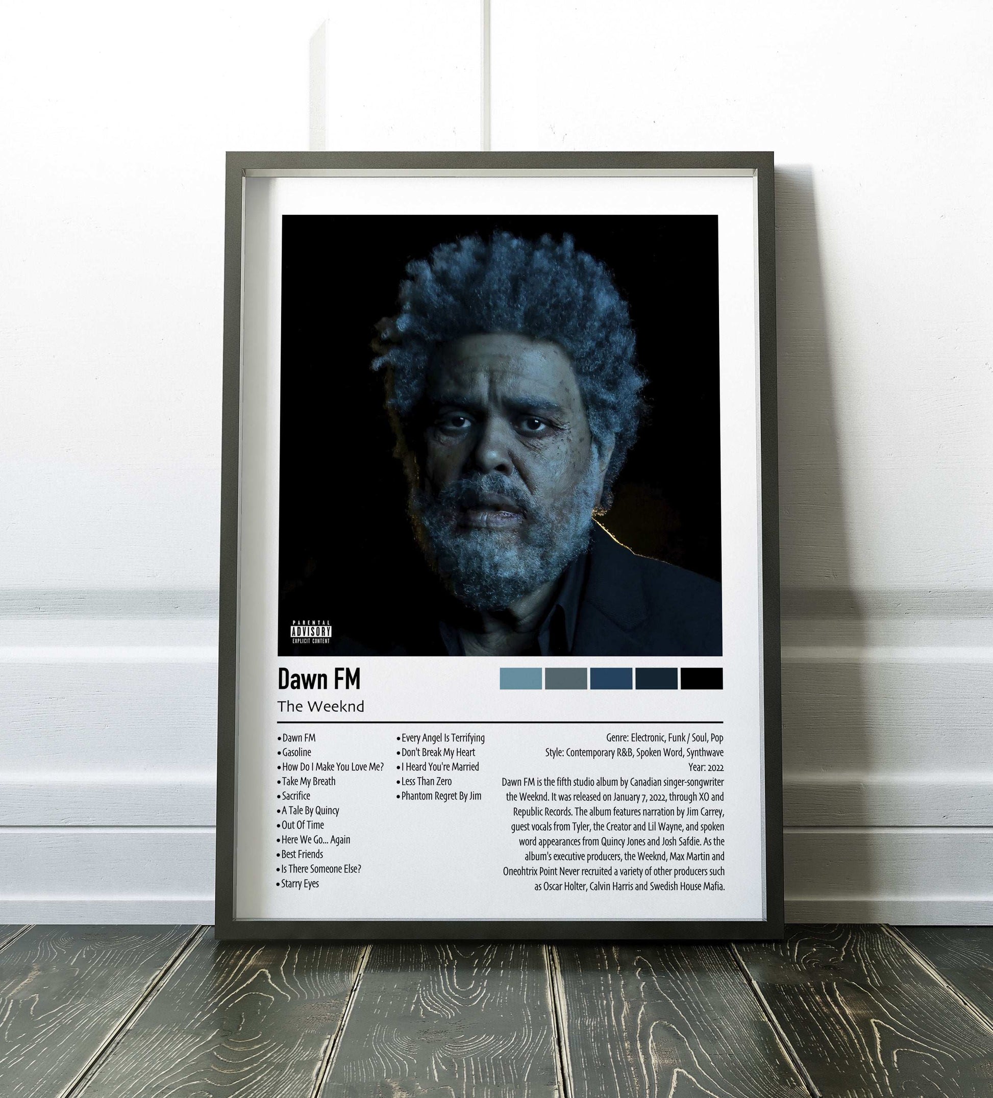 The Weeknd | Dawn FM | Custom Album Cover Poster Print