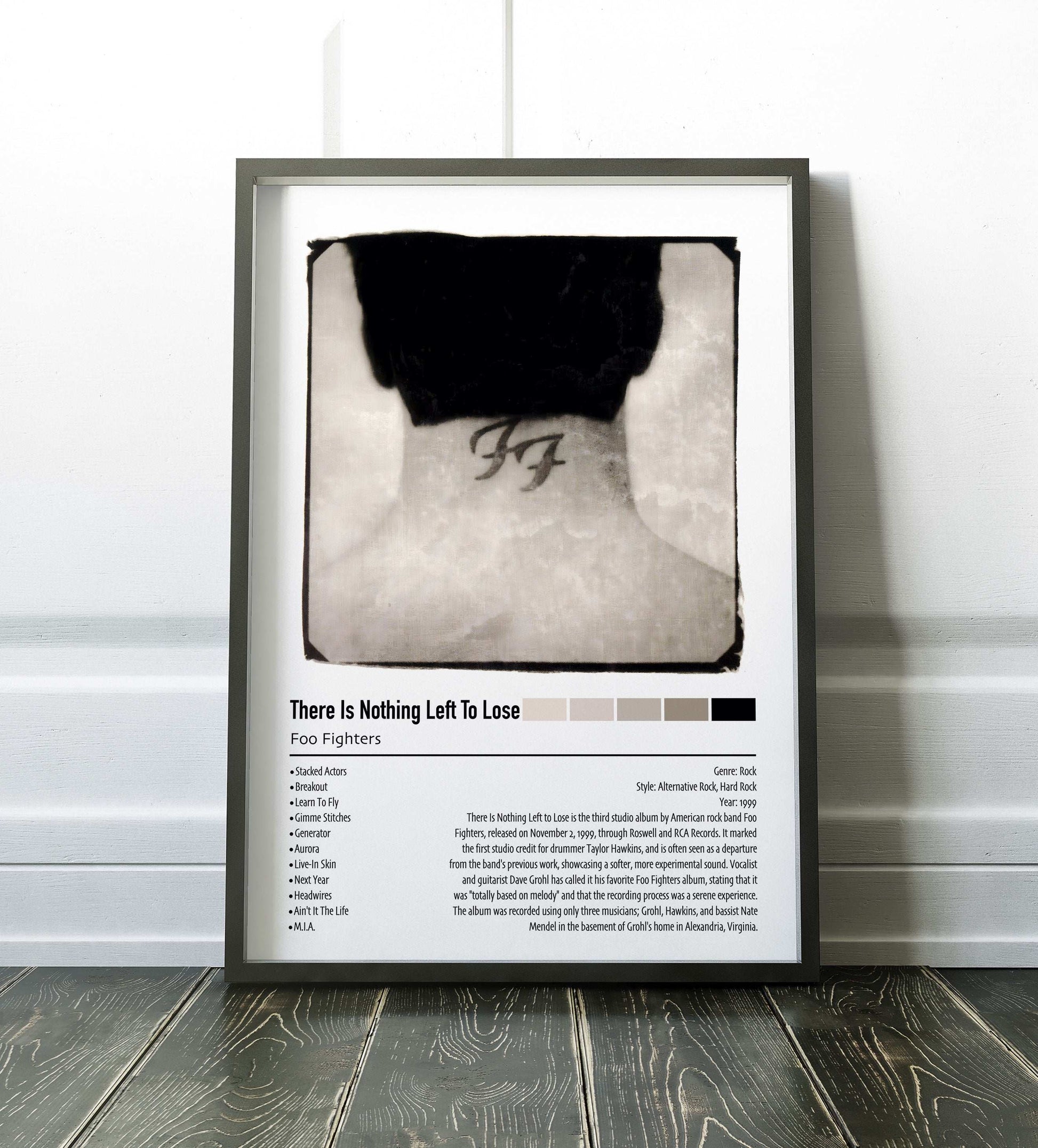 Foo Fighters | There Is Nothing Left To Lose | Custom Album Cover Poster Print