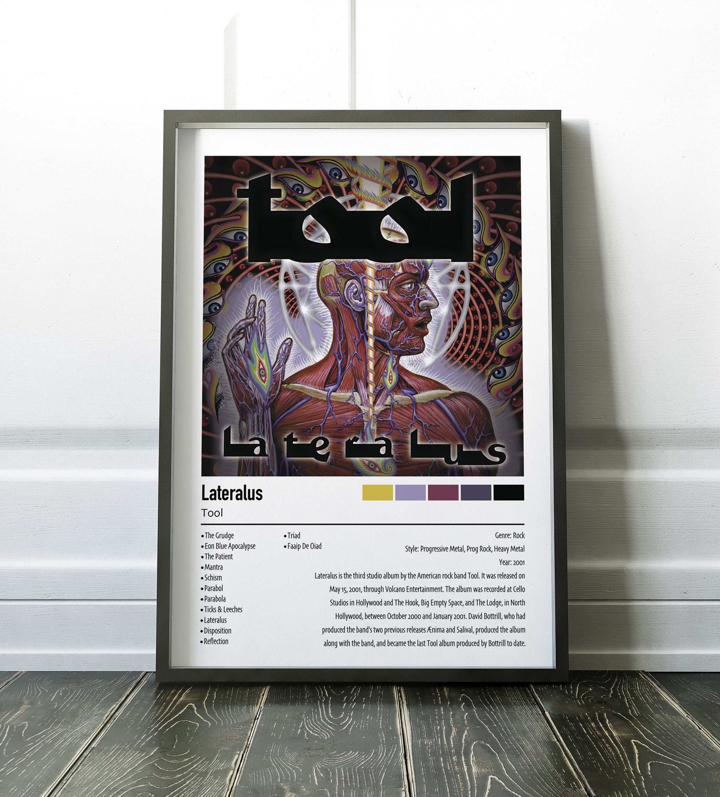 Tool | Lateralus | Custom Album Cover Poster Print