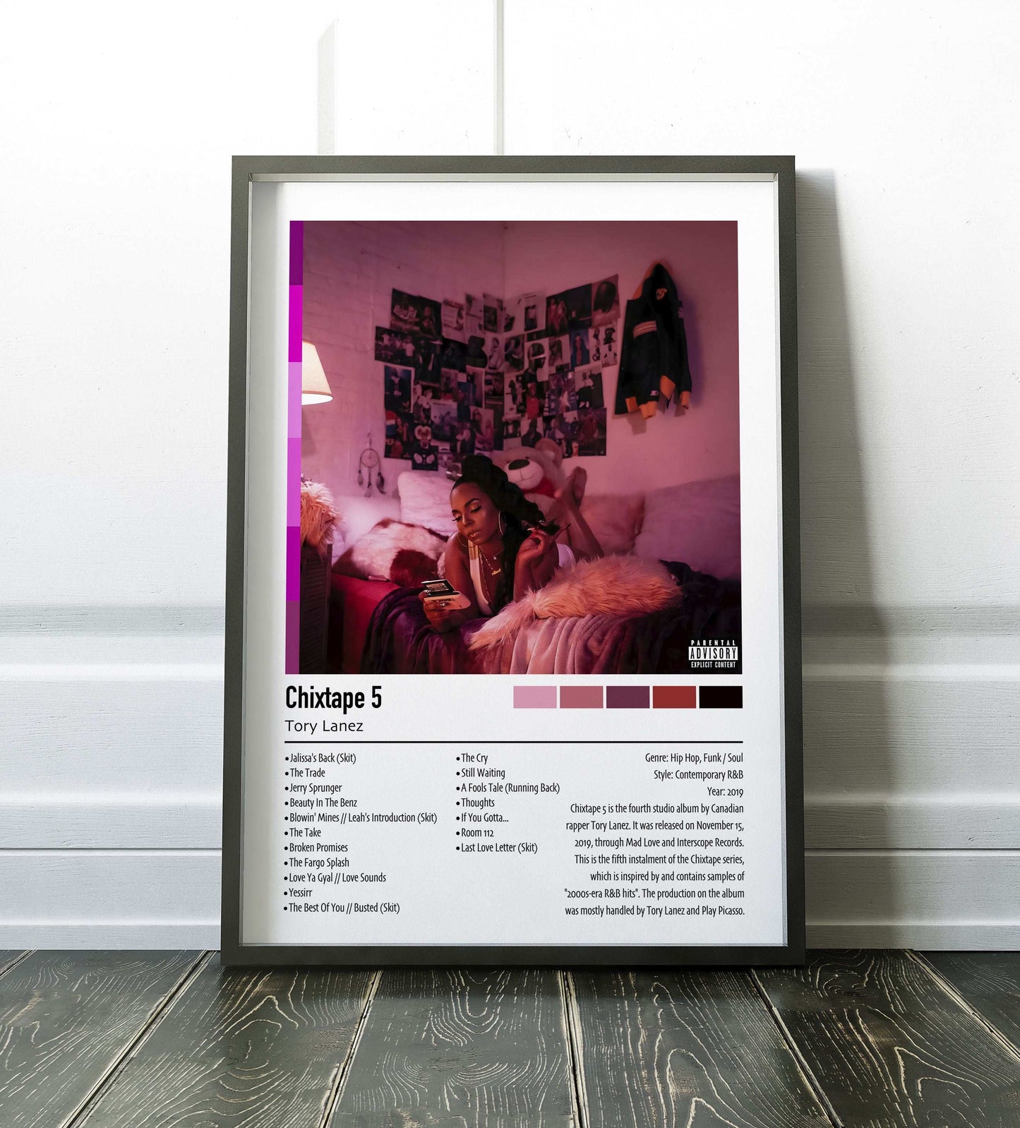 Torey Lanez | Chixtape 5 | Custom Album Cover Poster Print