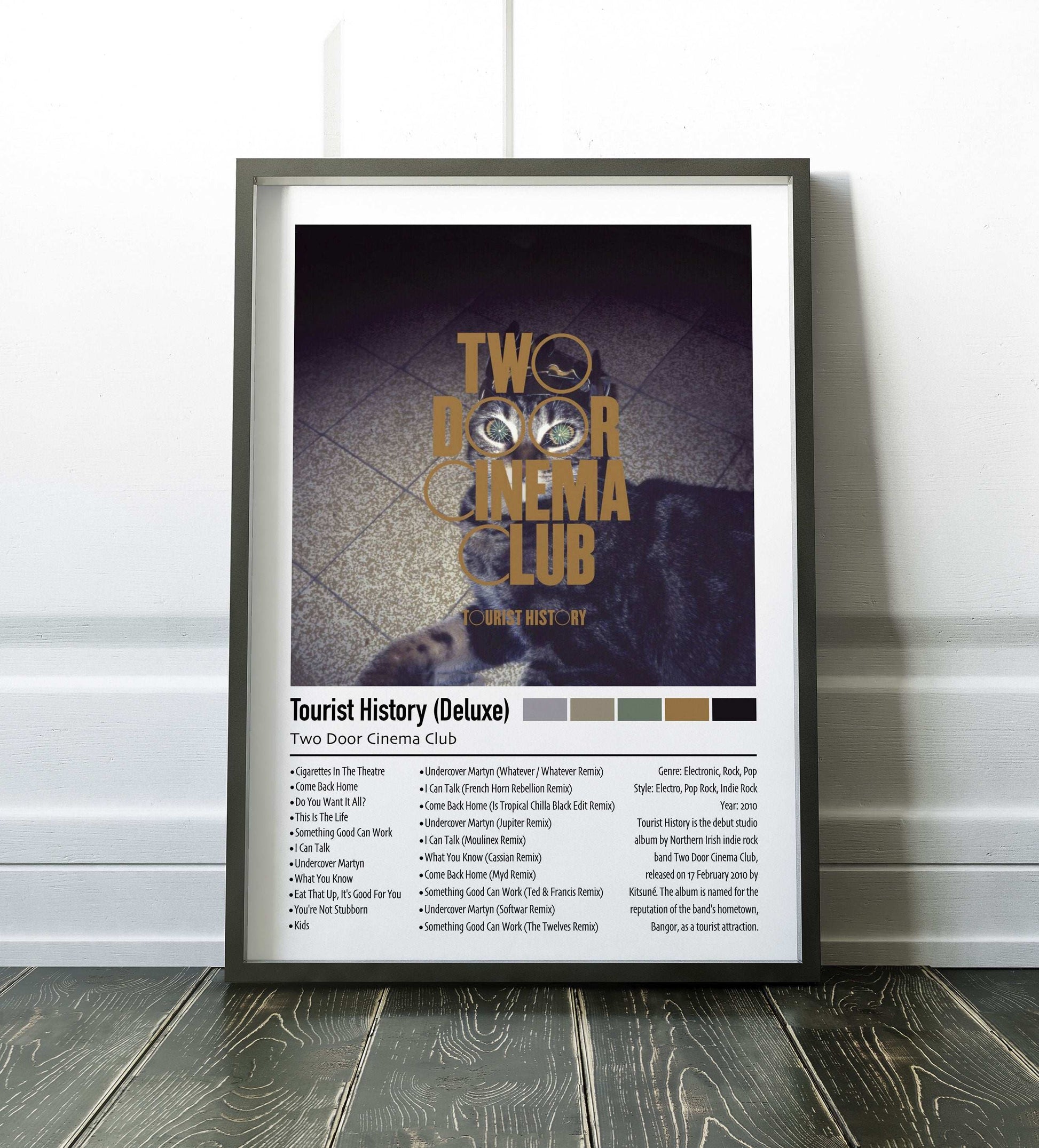 Two Door Cinema Club | Tourist History (Deluxe) | Custom Album Cover Poster Print