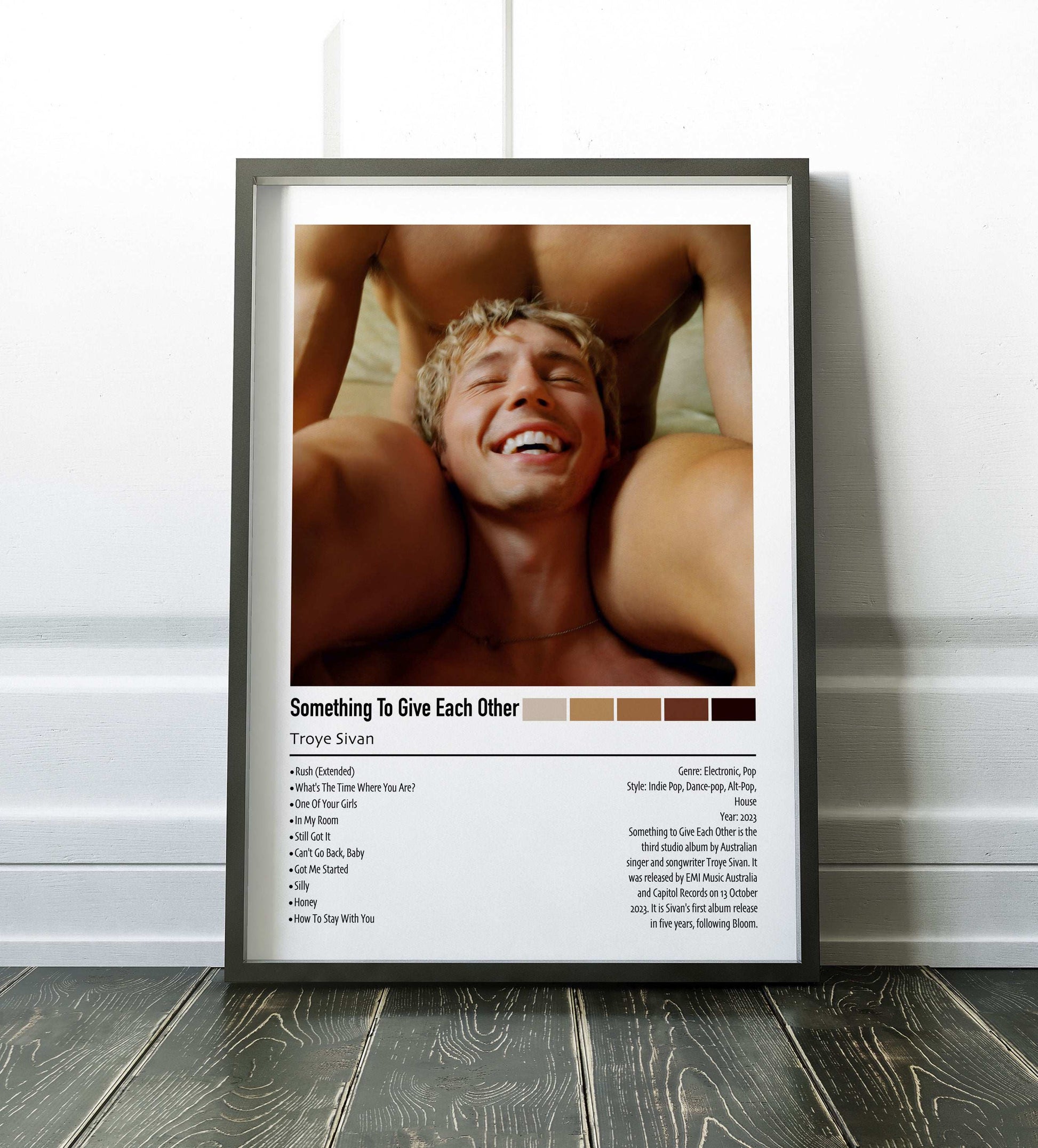 Troy Sivan | Something To Give Each Other | Custom Album Cover Poster Print