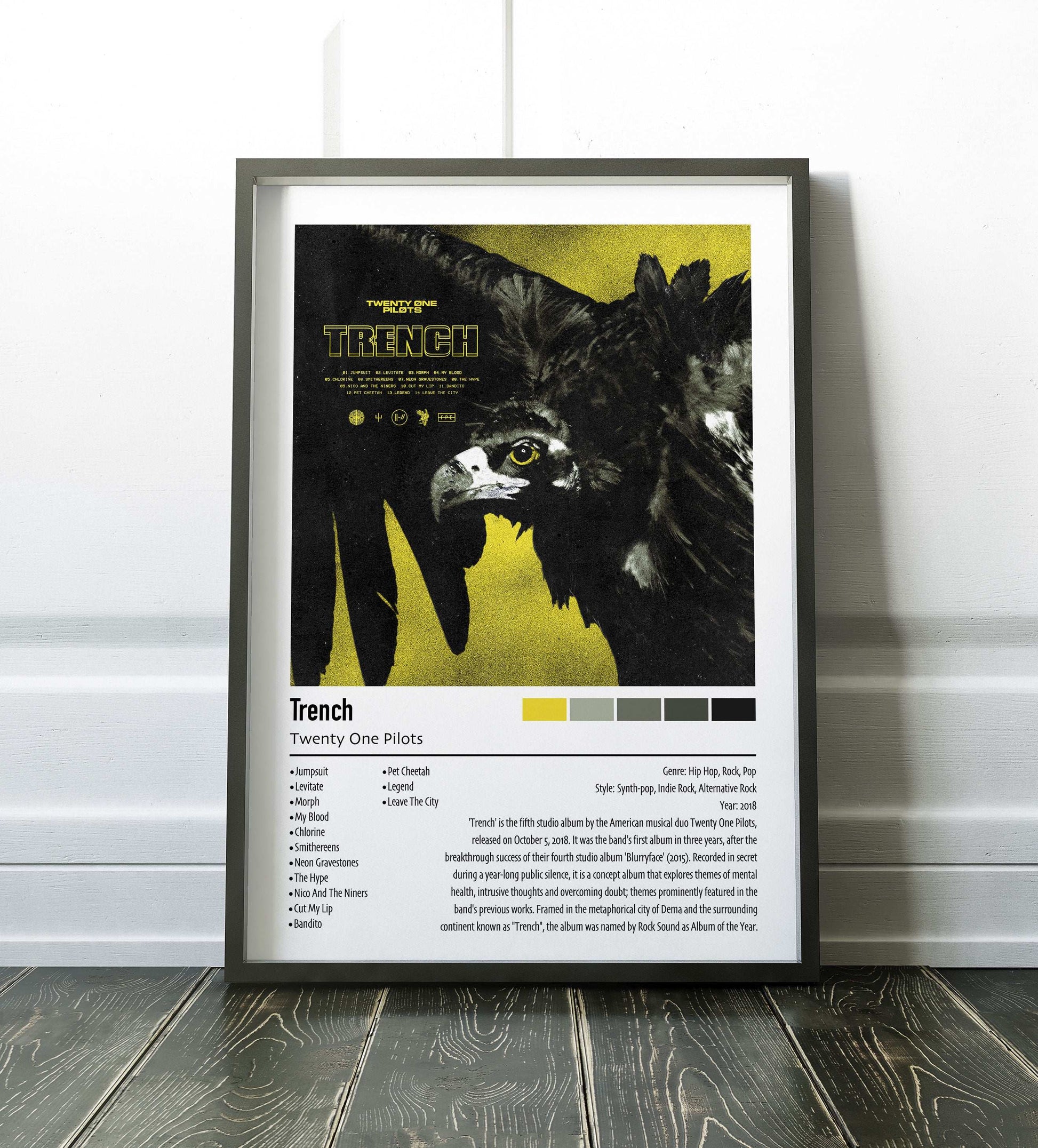 Twenty One Pilots | Trench | Custom Album Cover Poster Print