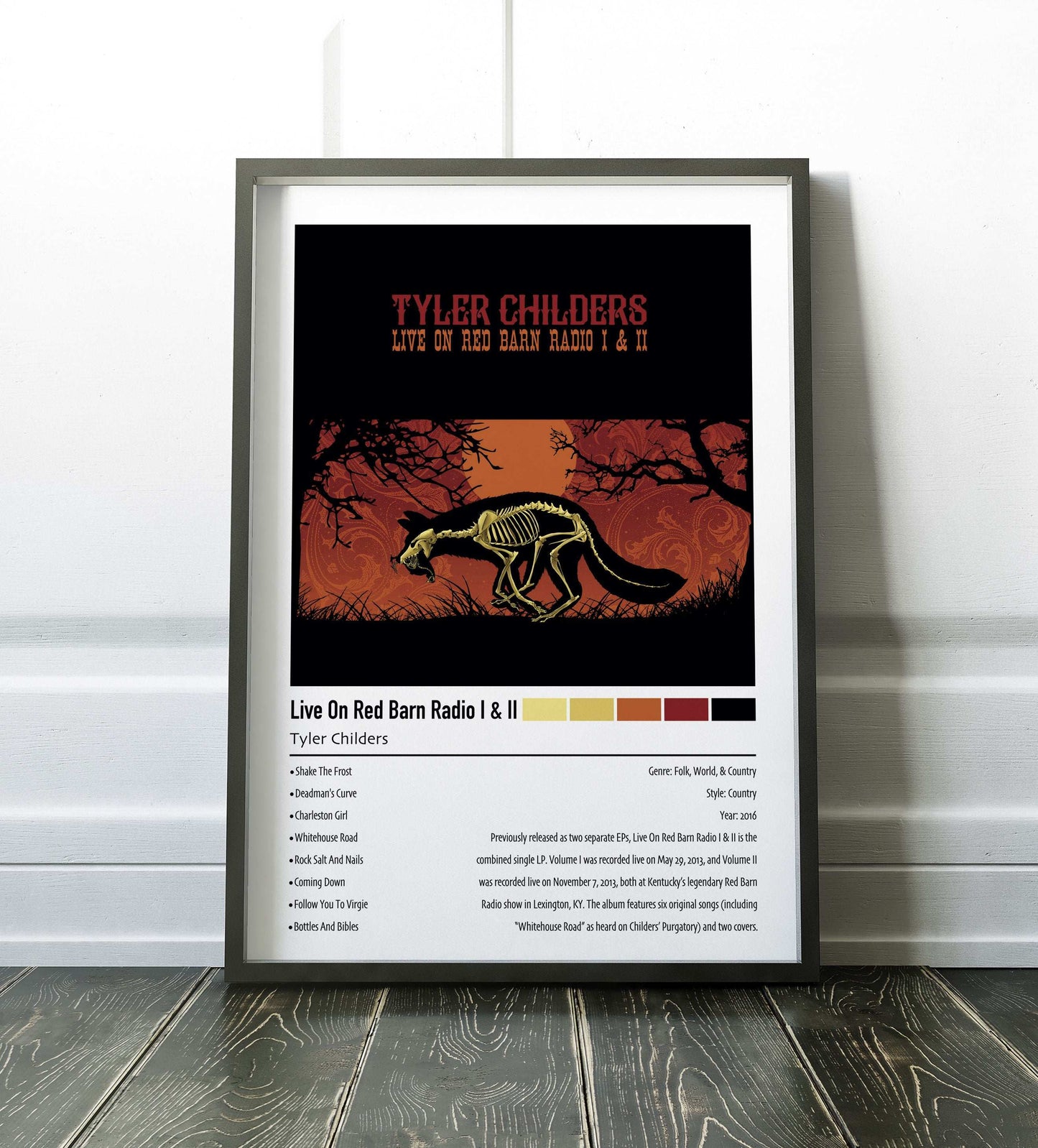 Tylers Child | Live On Red Barn Radio I & II | Custom Album Cover Poster Print