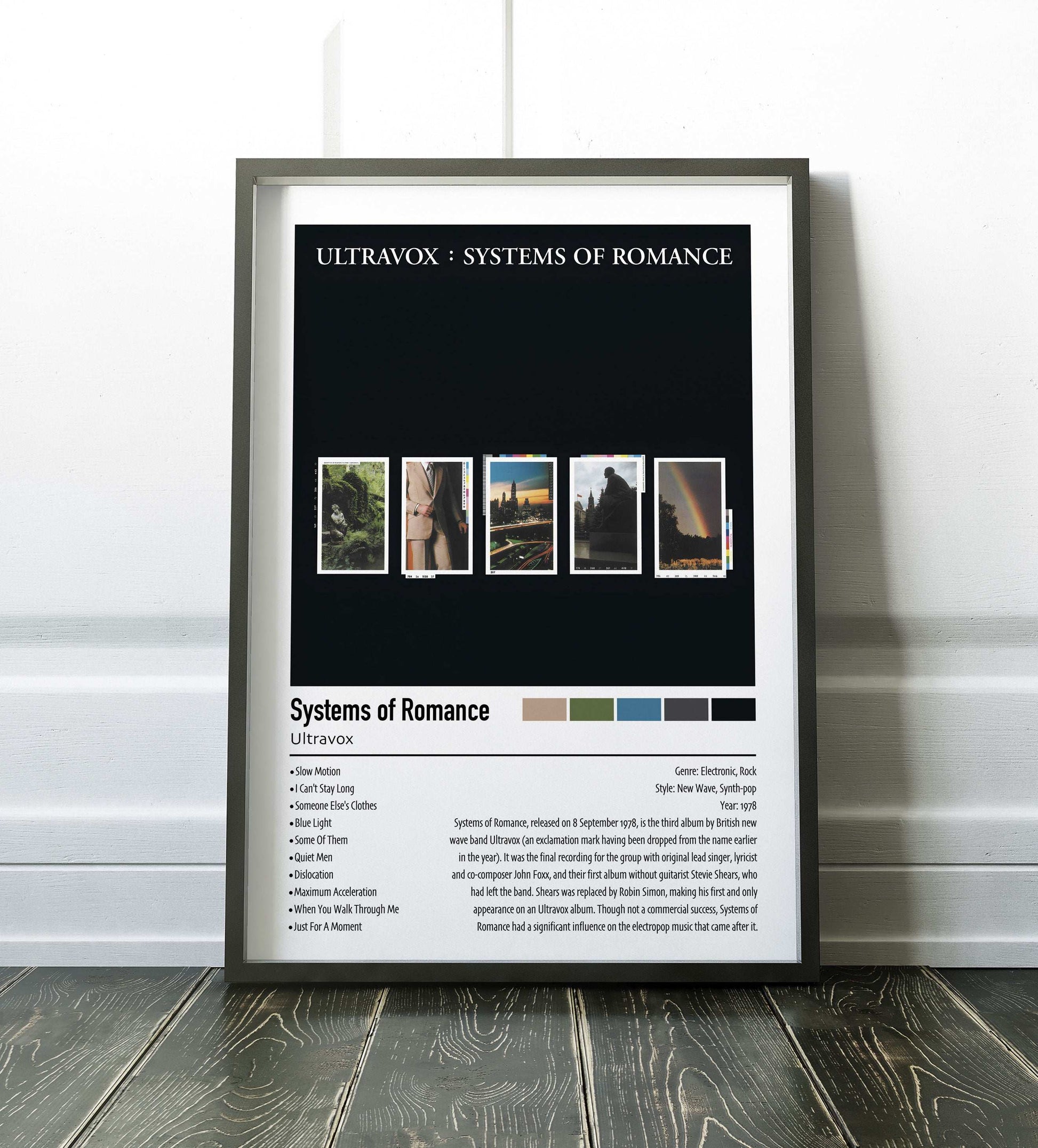 Ultravox | Systems of Romance | Custom Album Cover Poster Print