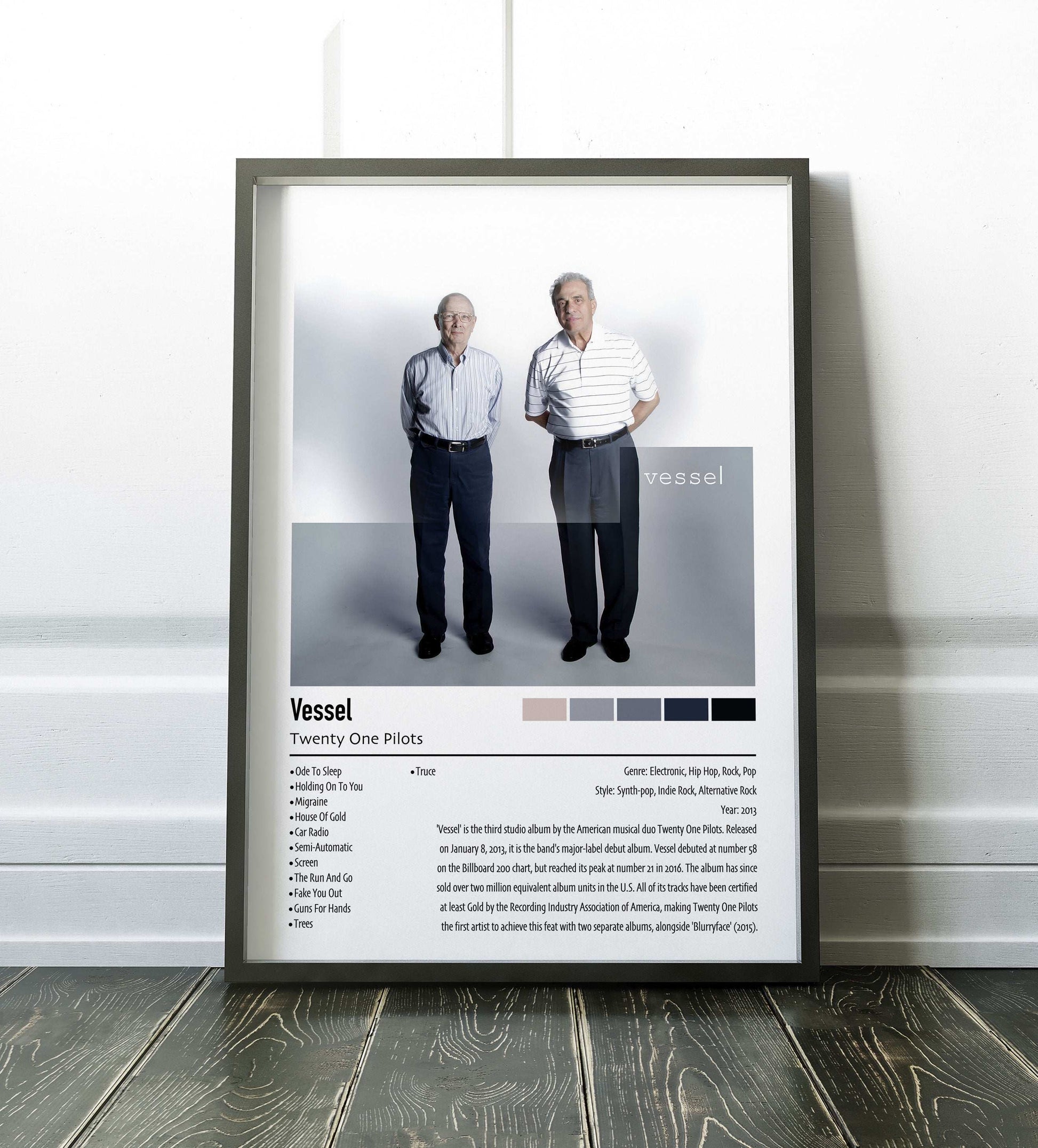Twenty One Pilots | Vessel | Custom Album Cover Poster Print