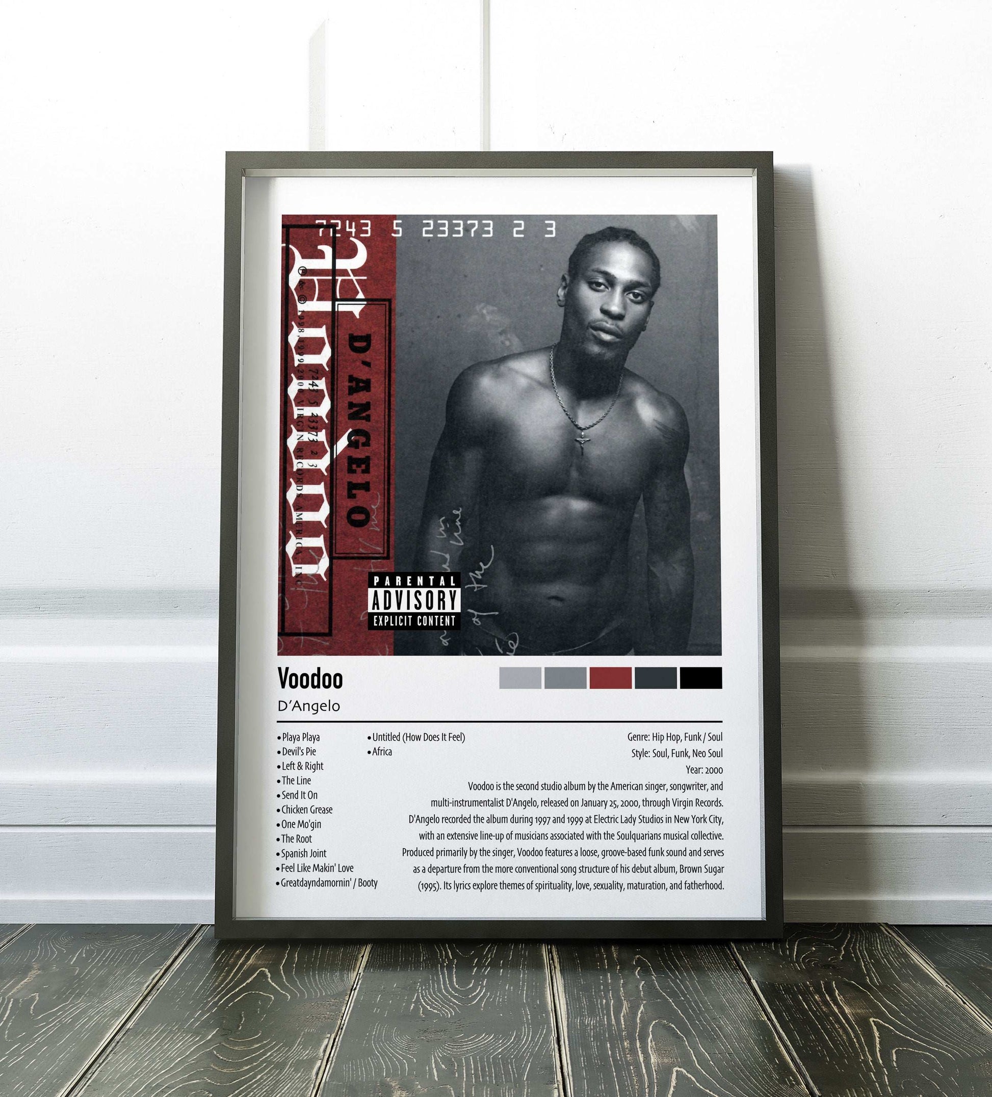 D'Angelo | Voodoo | Custom Album Cover Poster Print