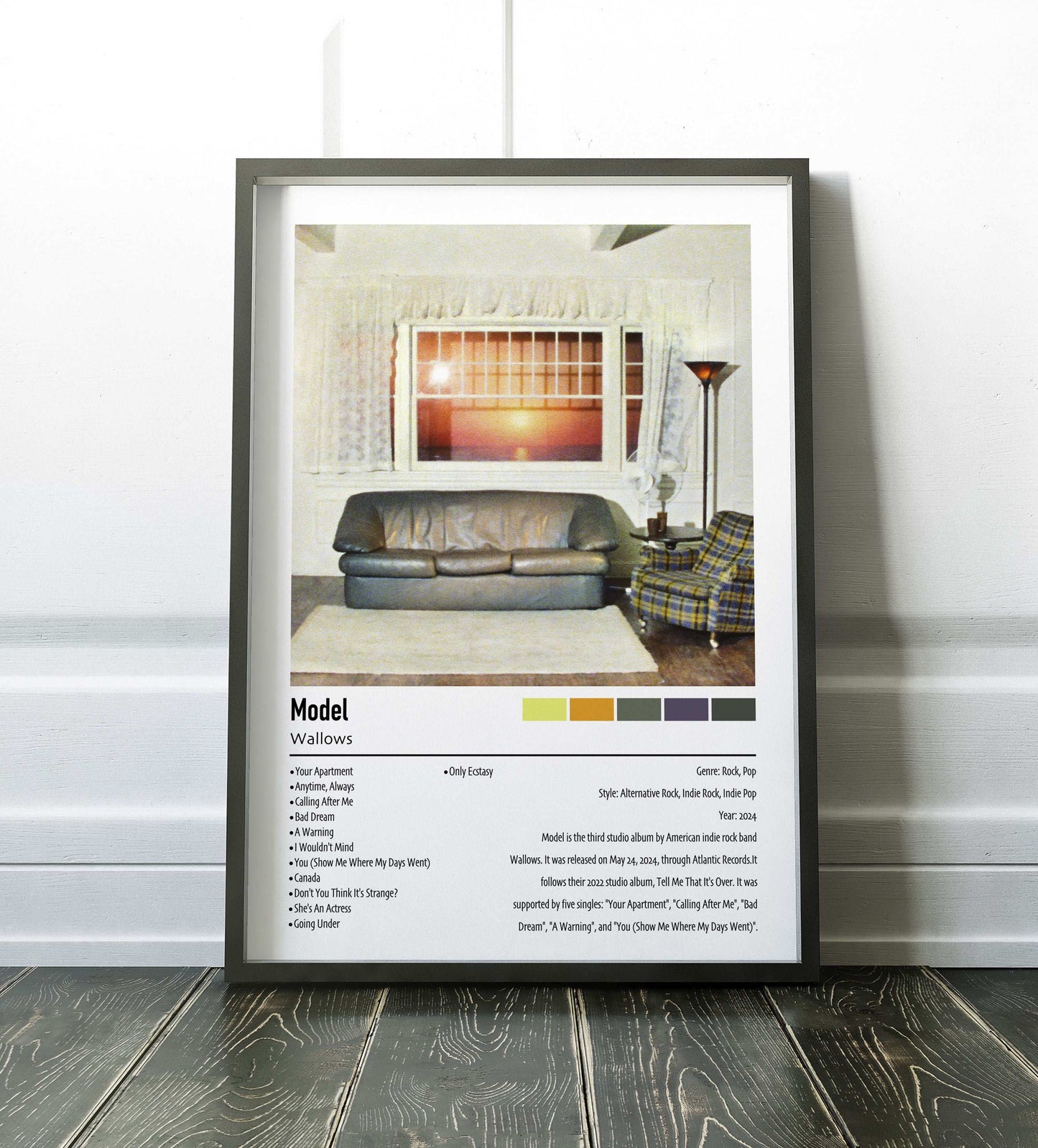 Wallows | Model | Custom Album Cover Poster Print