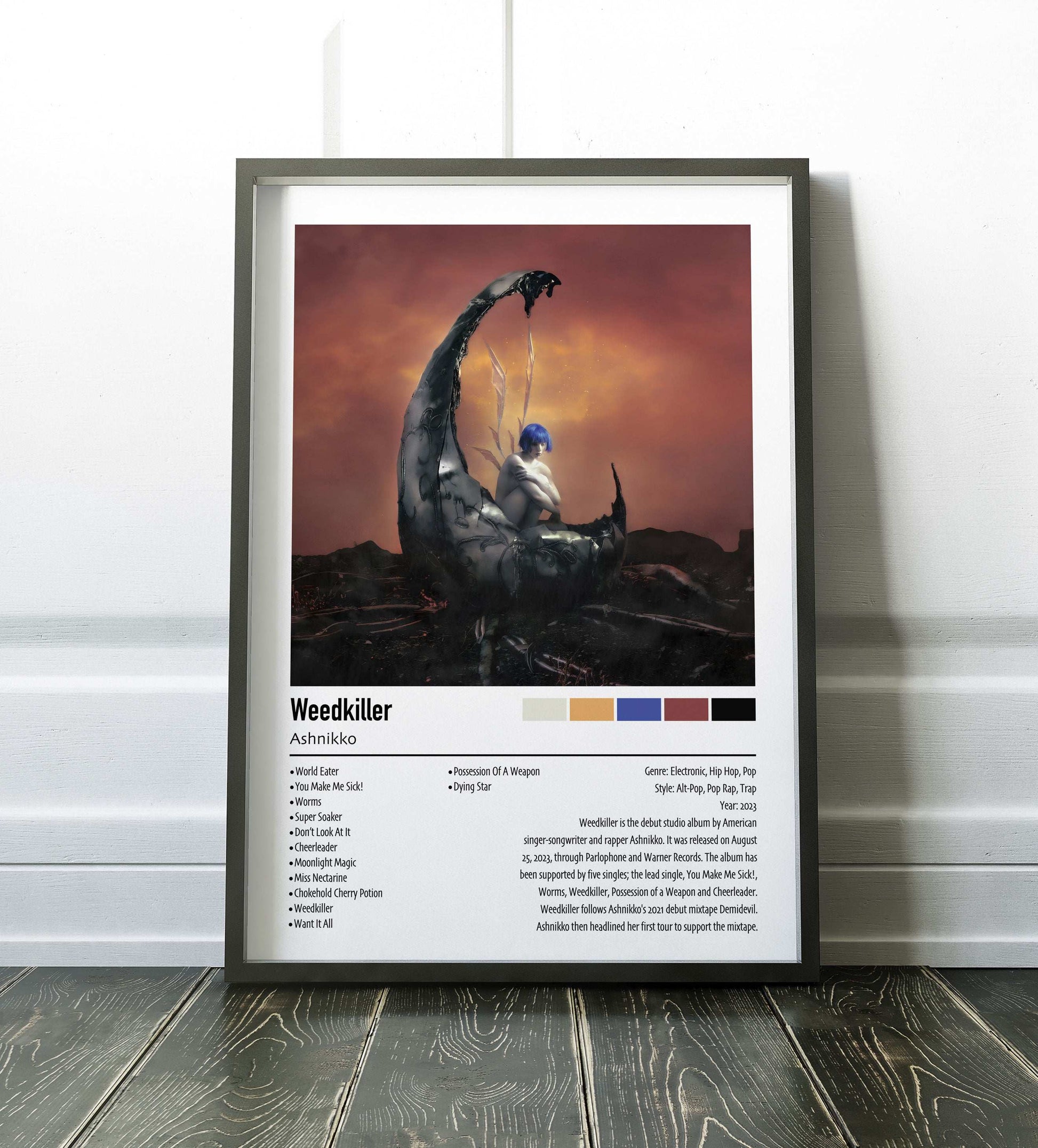 Ashnikko | Weedkiller | Custom Album Cover Poster Print