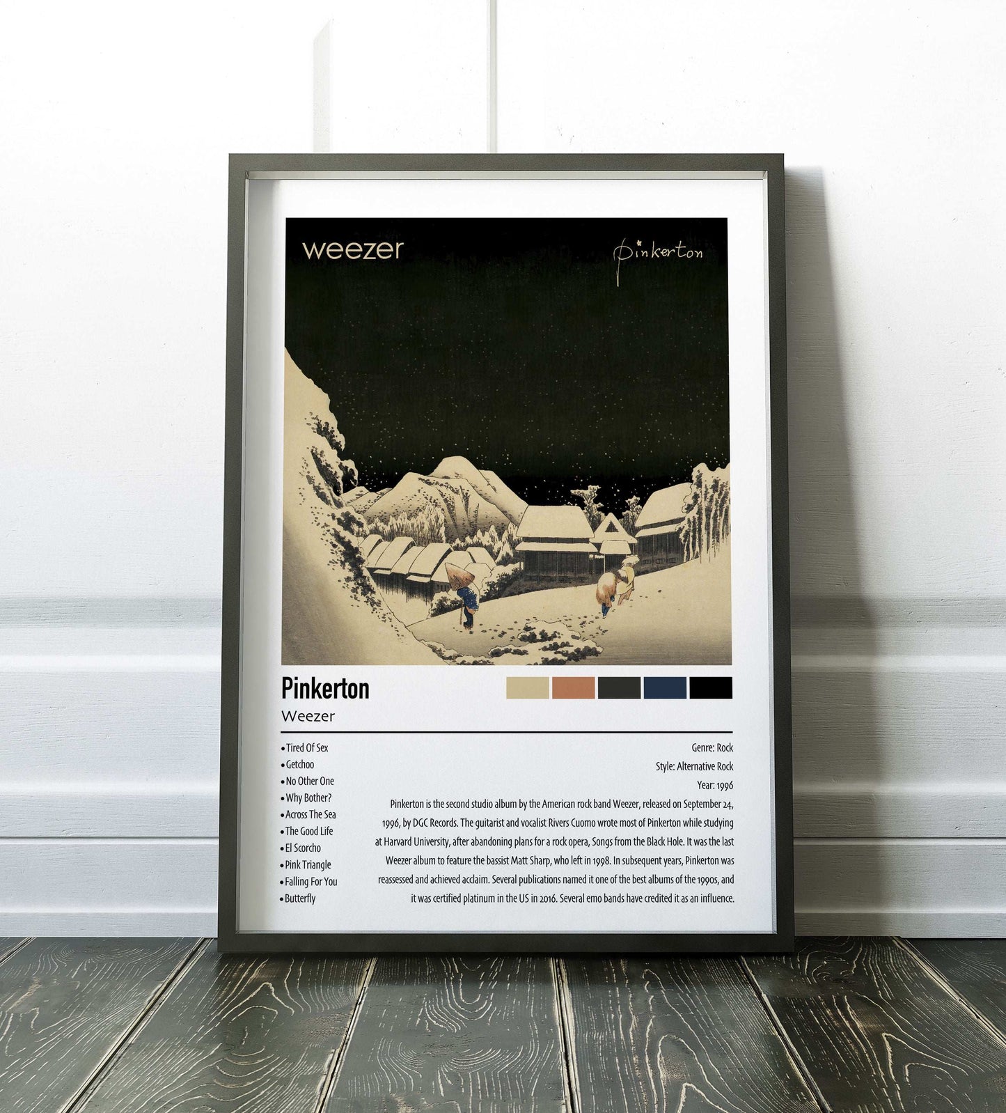 Weezer | Pinkerton | Custom Album Cover Poster Print