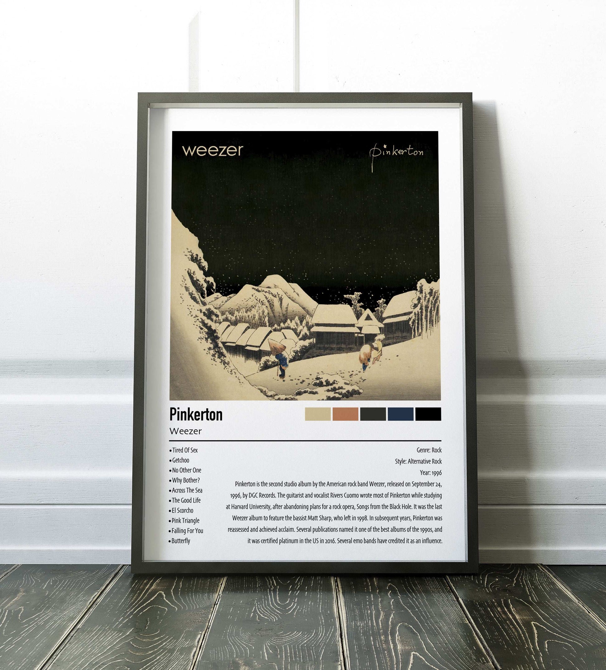 Weezer | Pinkerton | Custom Album Cover Poster Print
