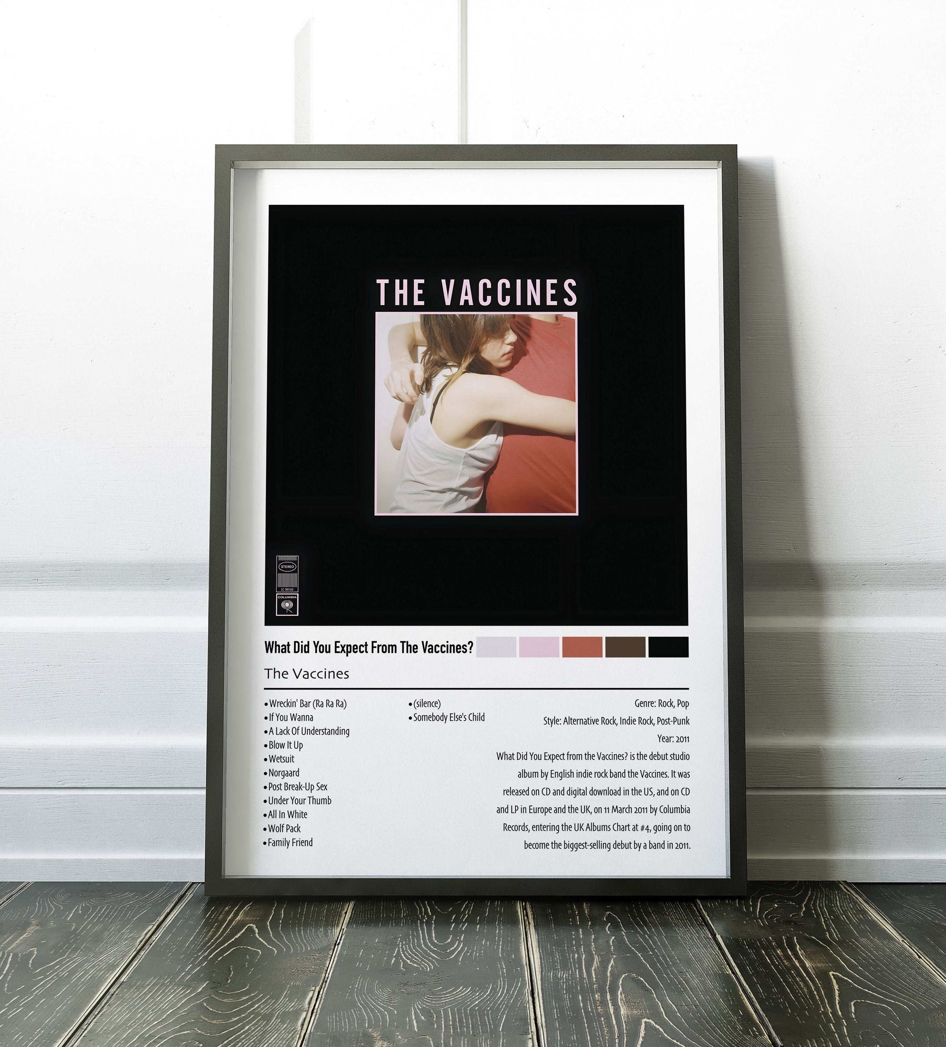 The Vaccines | What Did You Expect From The Vaccines? | Custom Album Cover Poster Print