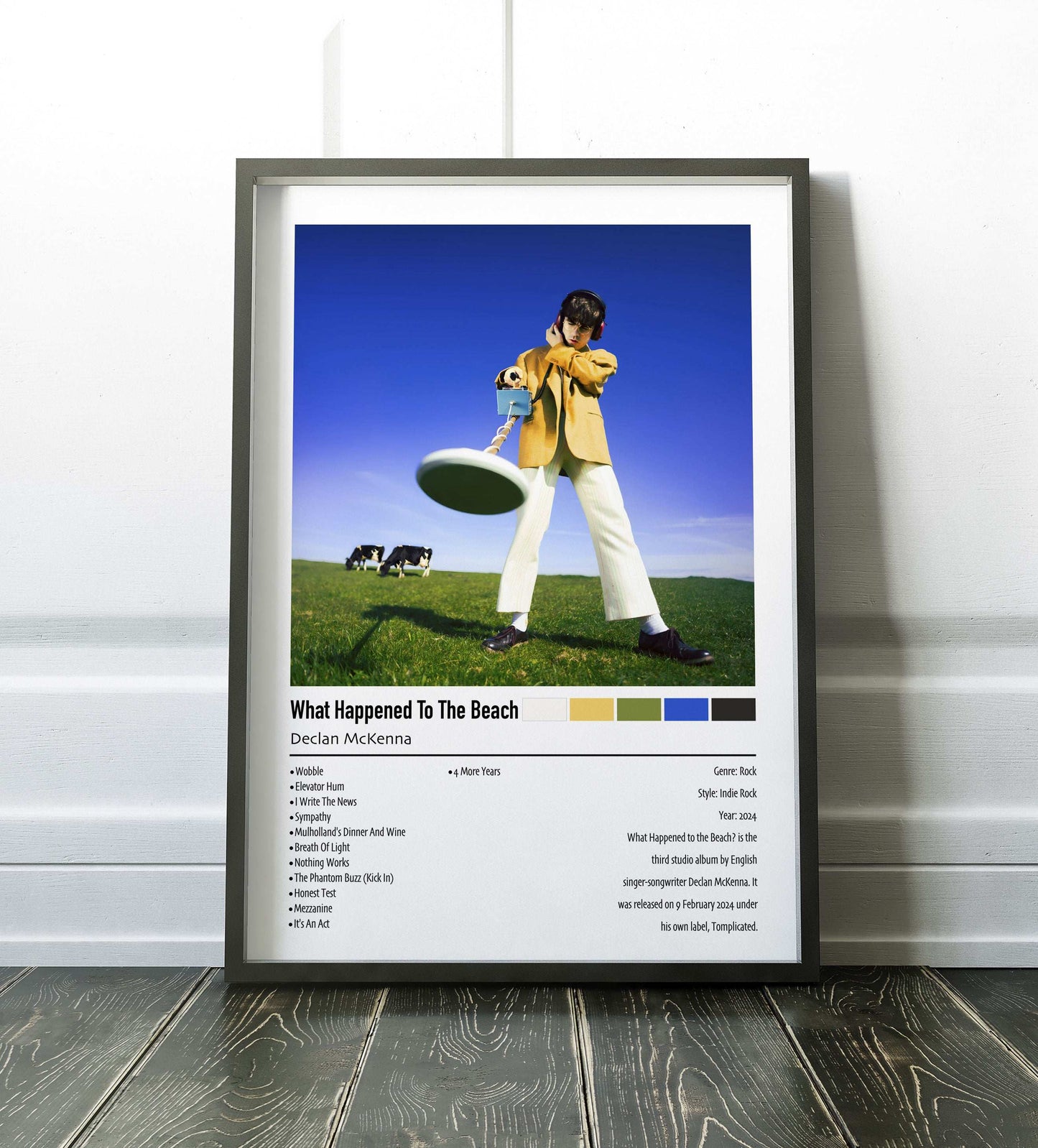 Declan McKenna | What Happened To The Beach | Custom Album Cover Poster Print