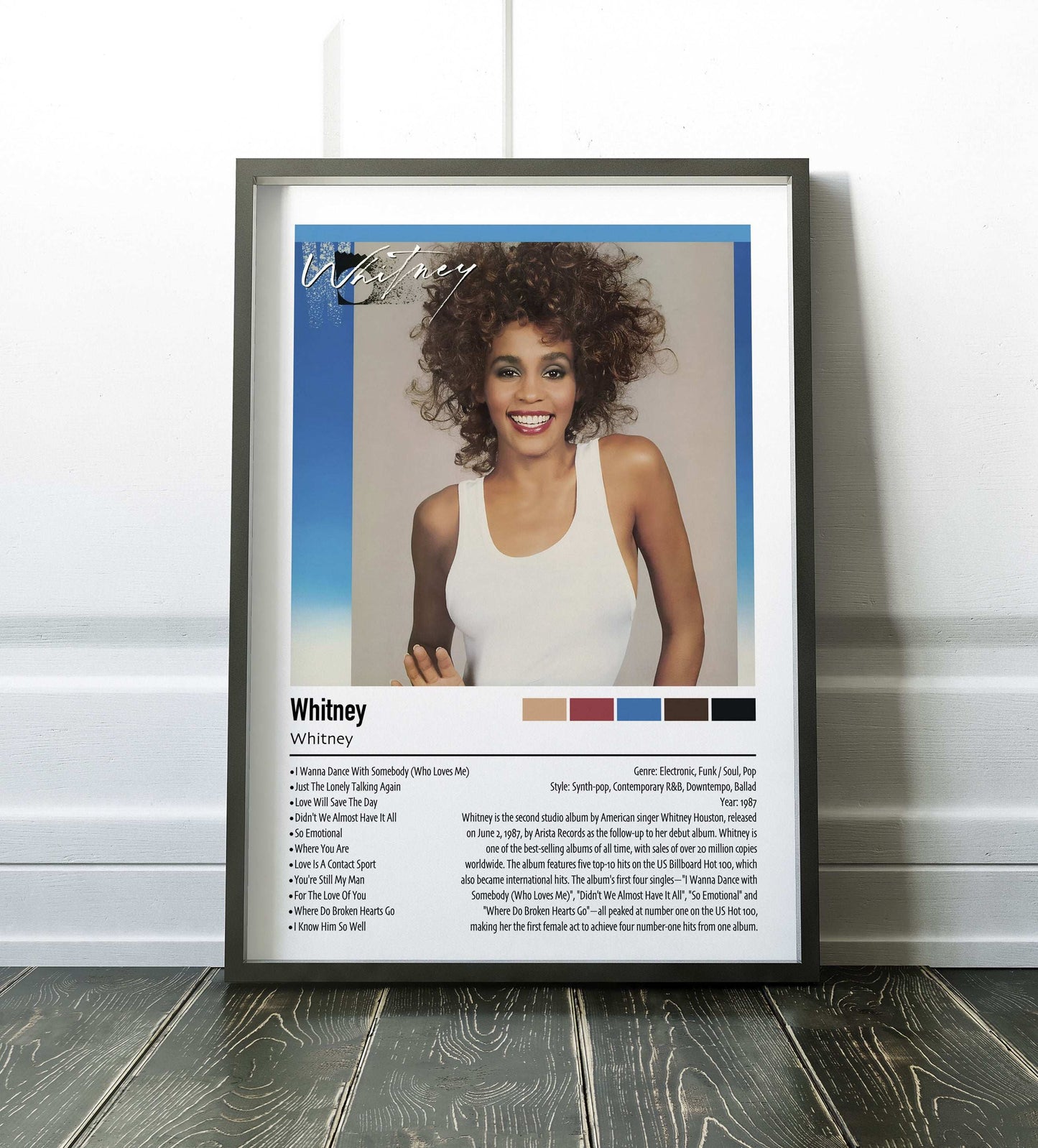 Whitney | Whitney | Custom Album Cover Poster Print