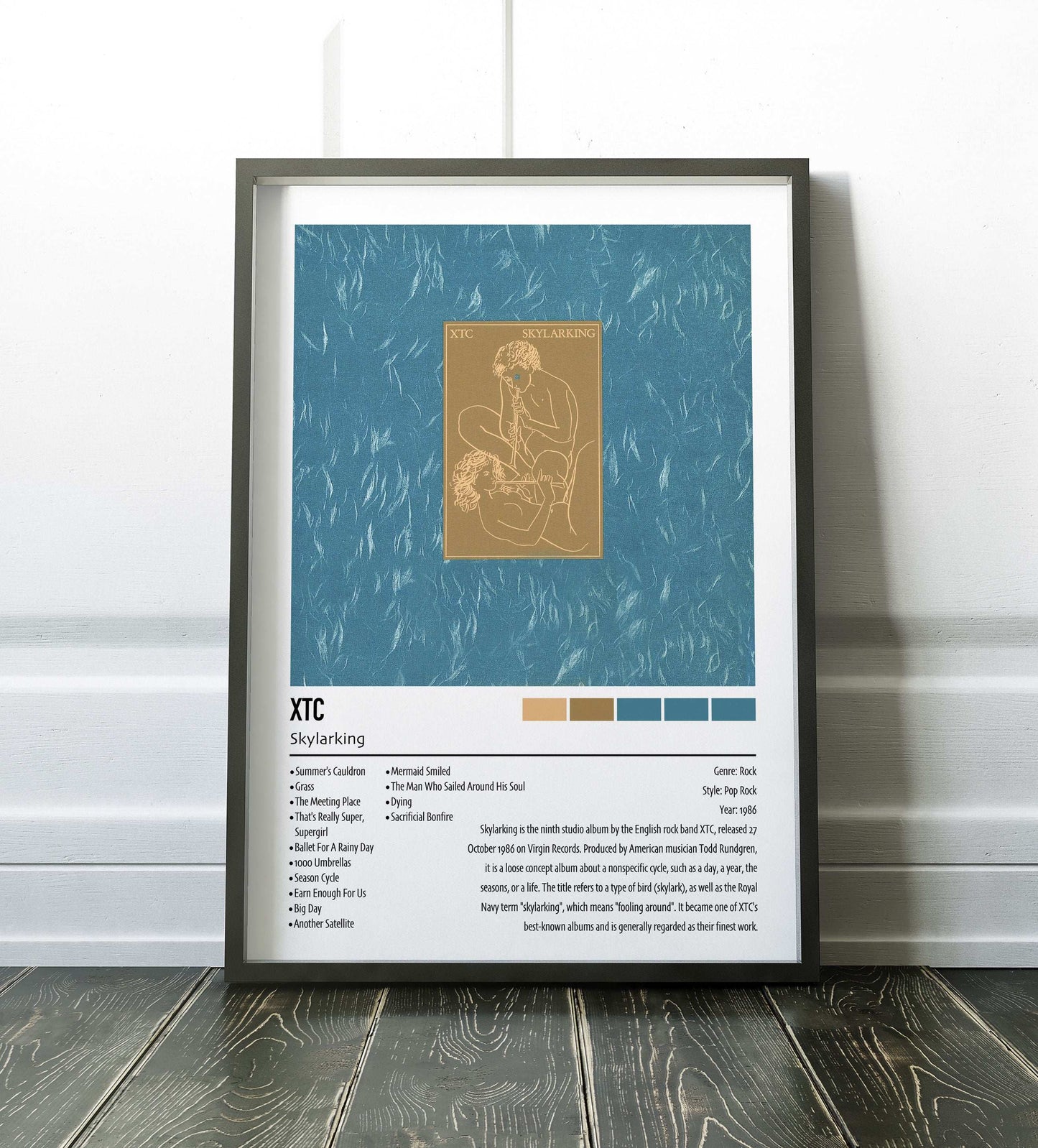 Skylarking | XTC | Custom Album Cover Poster Print