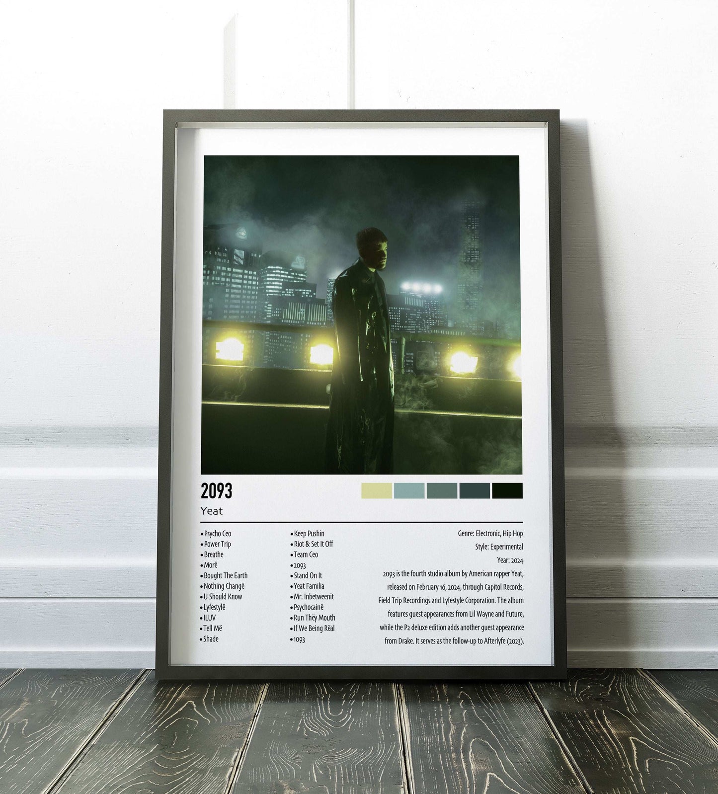 Yeat | 2093 | Custom Album Cover Poster Print