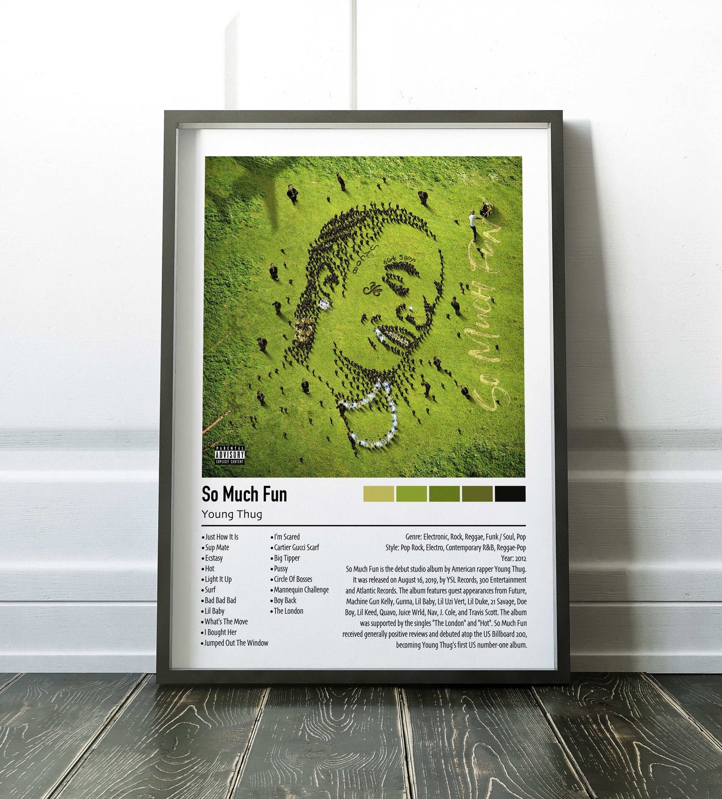 Young Thug | So Much Fun | Custom Album Cover Poster Print