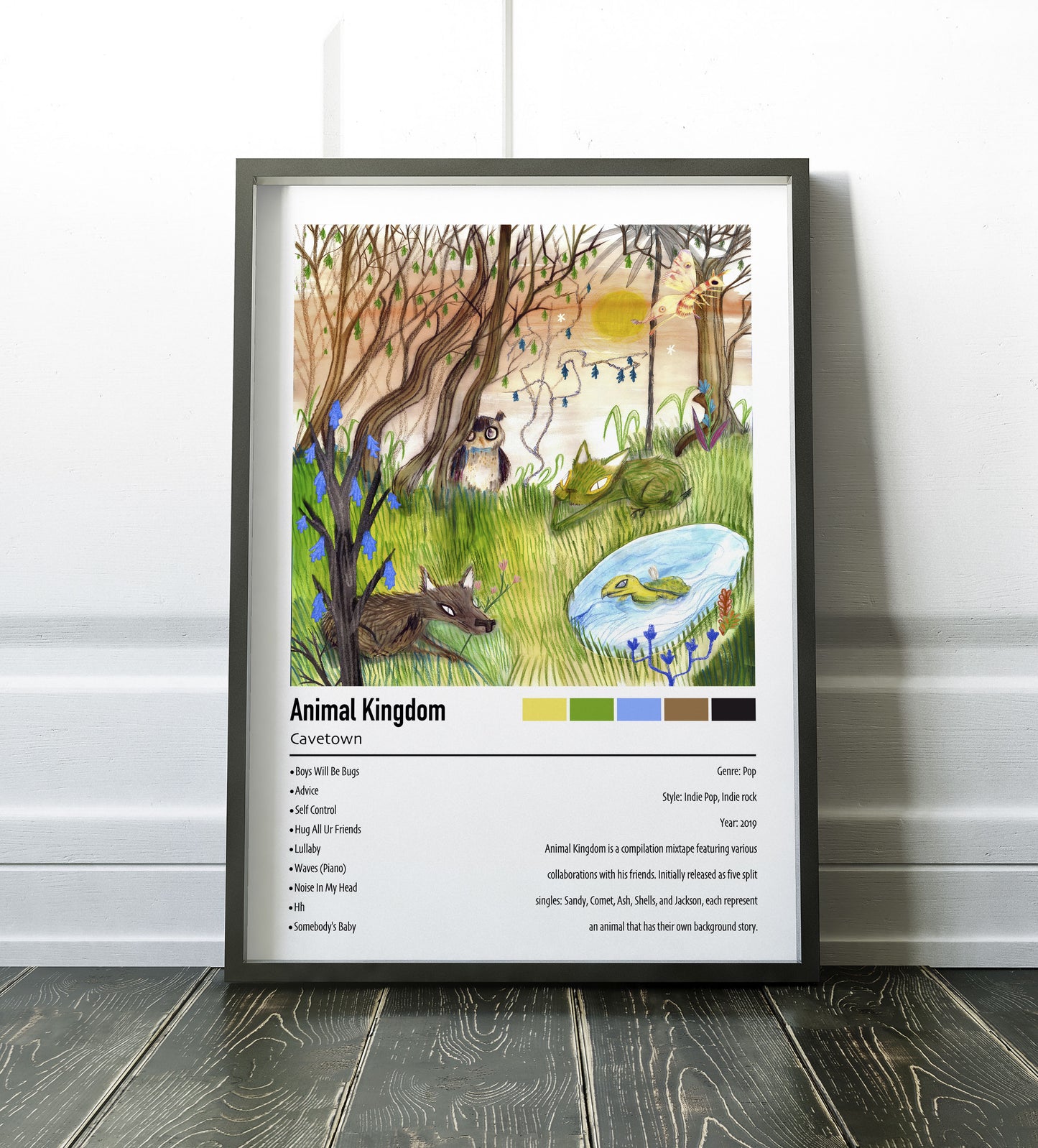 Cavetown | Animal Kingdom | Custom Album Cover Poster Print