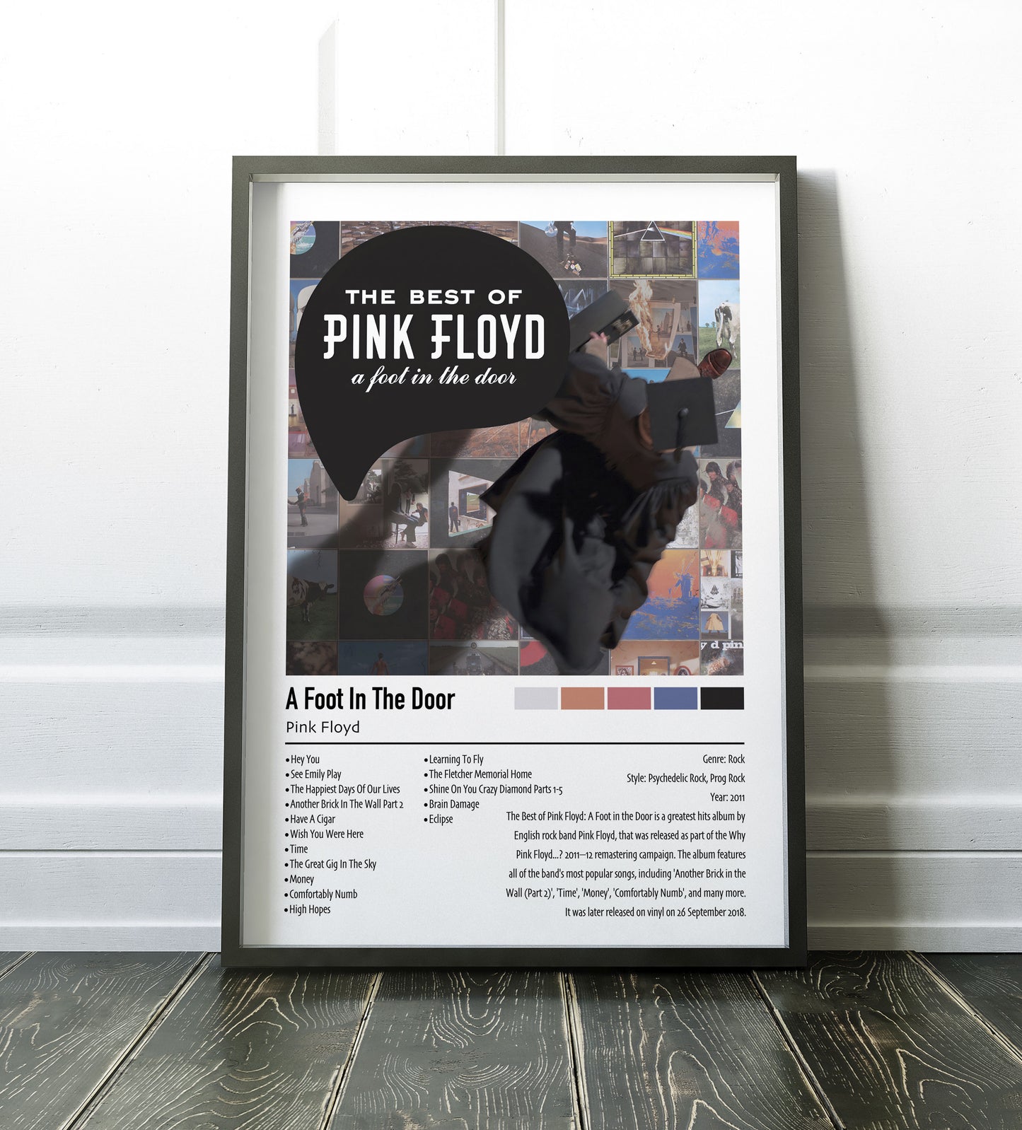 Pink Floyd | A Foot In The Door | Custom Album Cover Poster Print