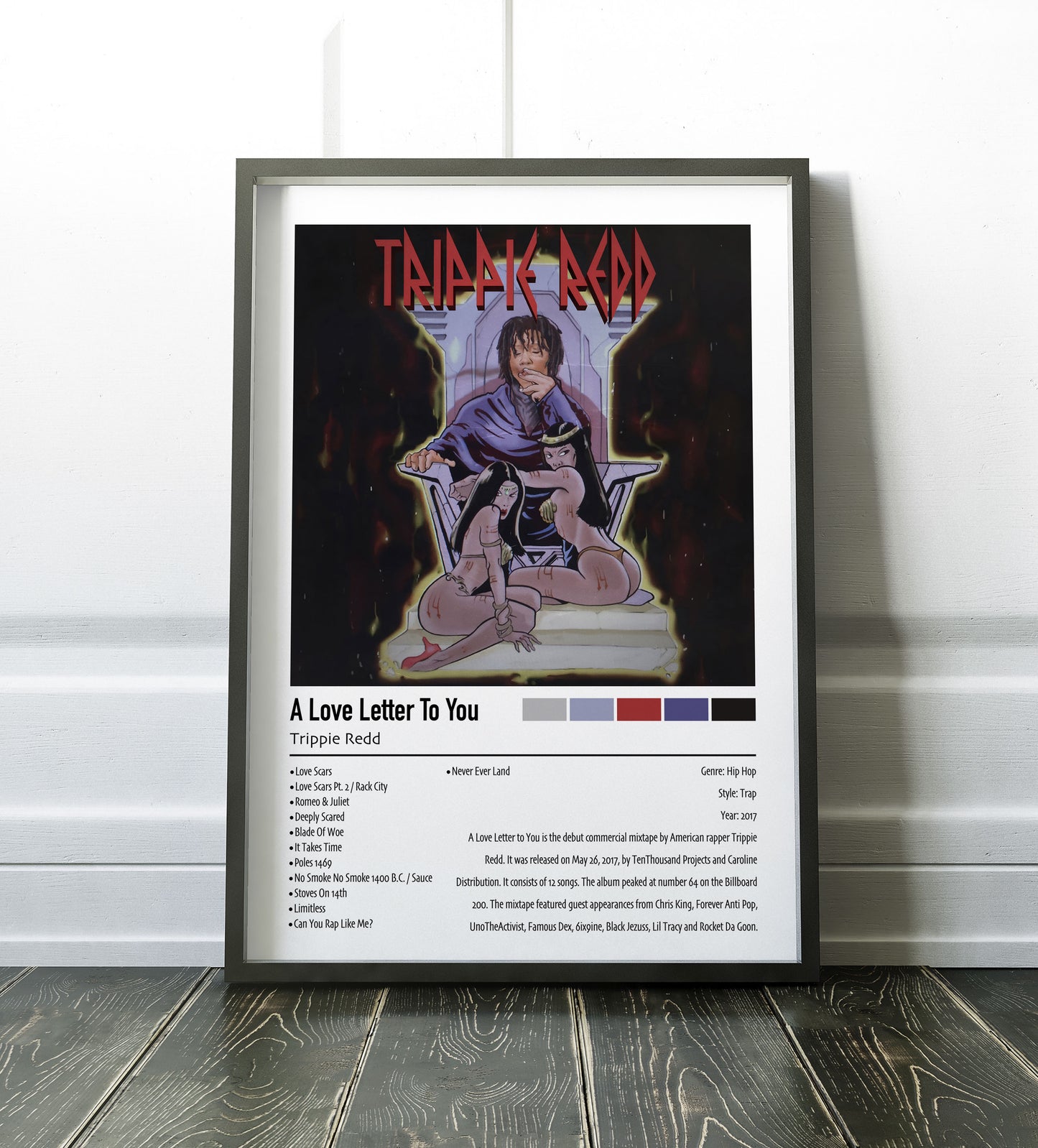 Trippie Redd | A Love Letter To You | Custom Album Cover Poster Print