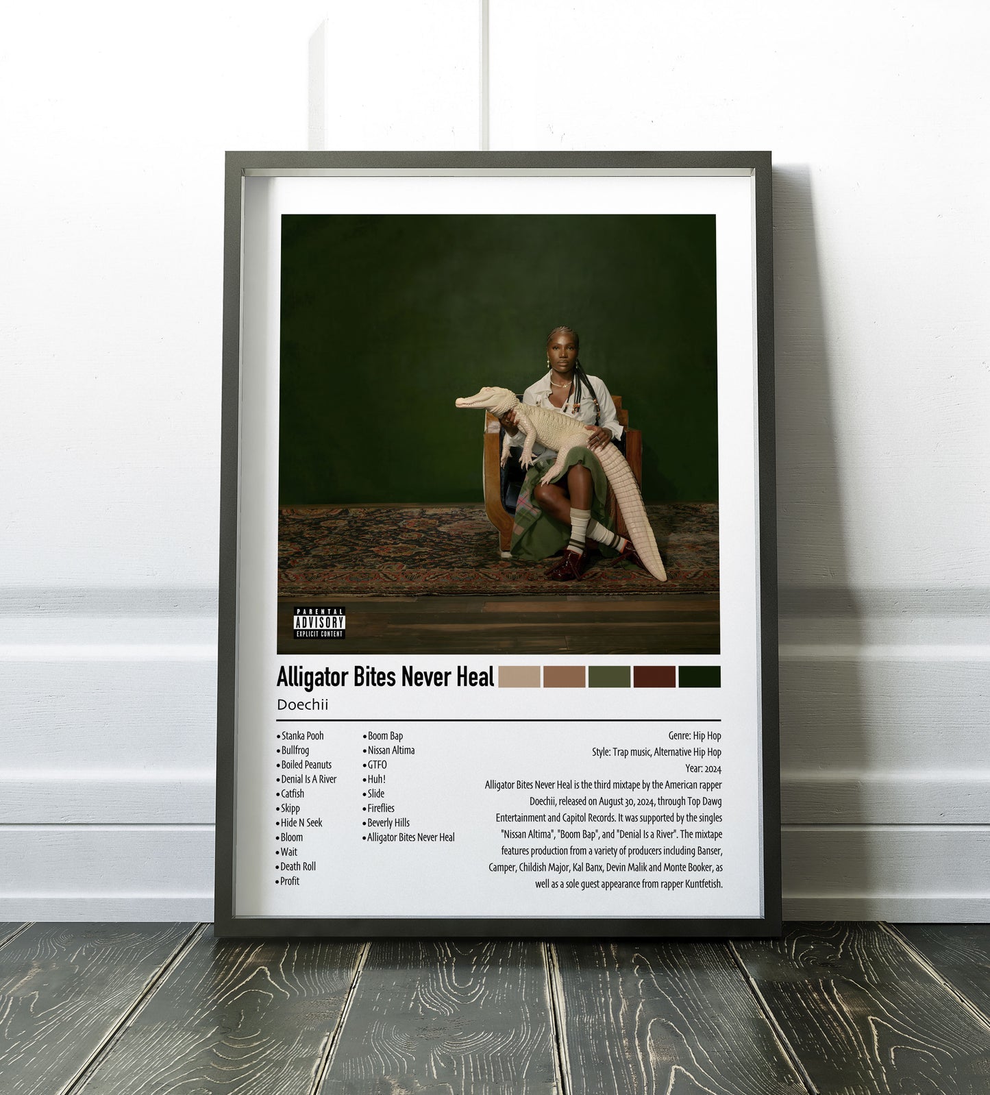 Doechii | Alligator Bites Never Heal | Custom Album Cover Poster Print