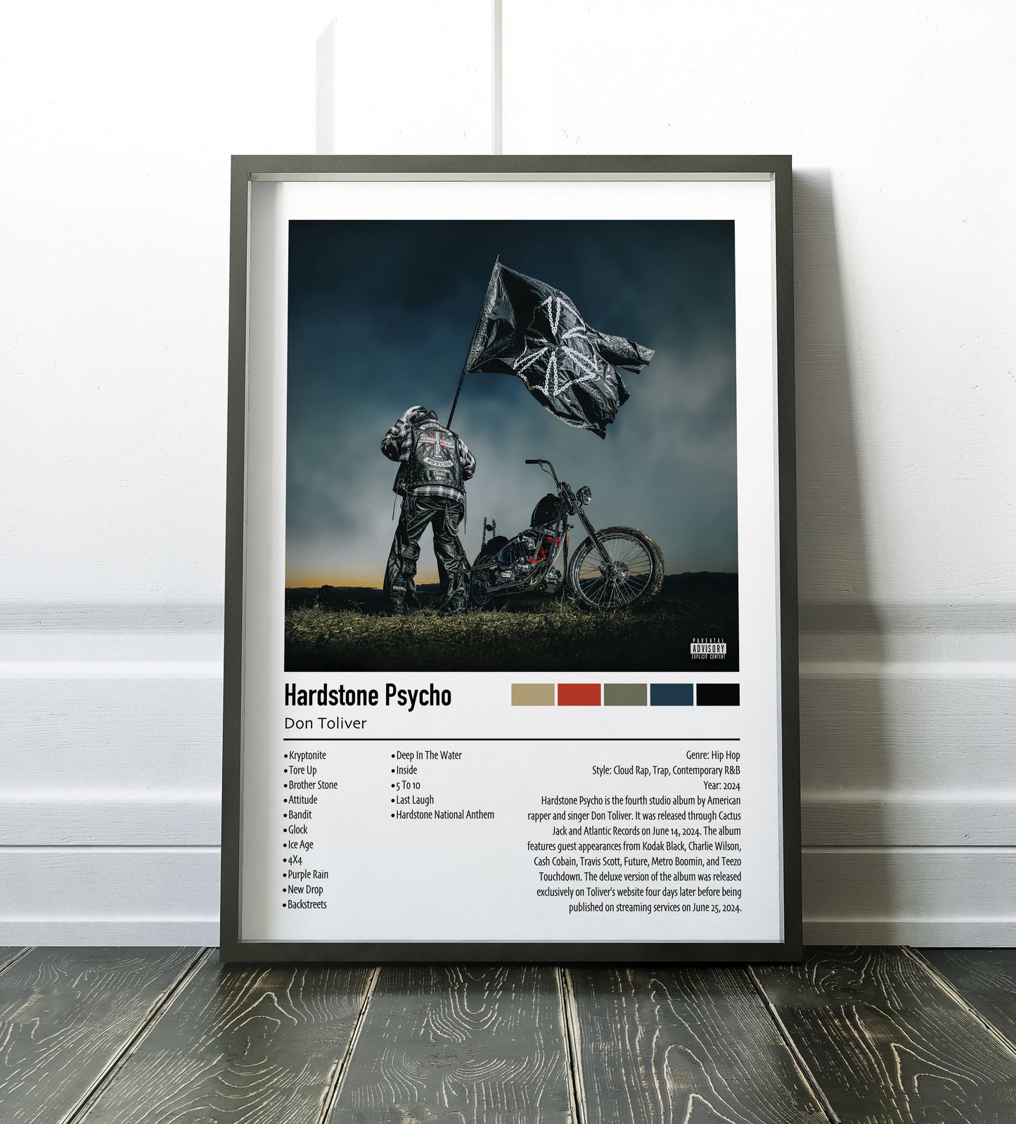 Don Toliver | Hardstone Psycho | Custom Album Cover Poster Print