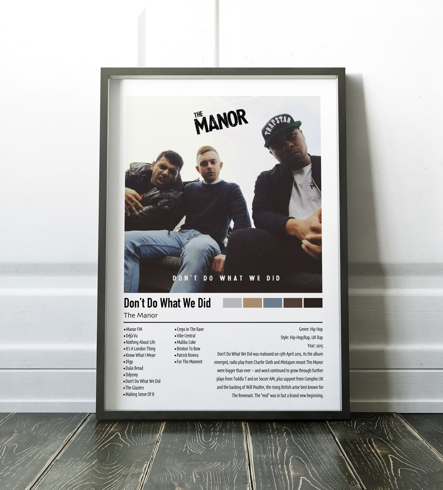 The Manor | Don't Do What We Did | Custom Album Cover Poster Print