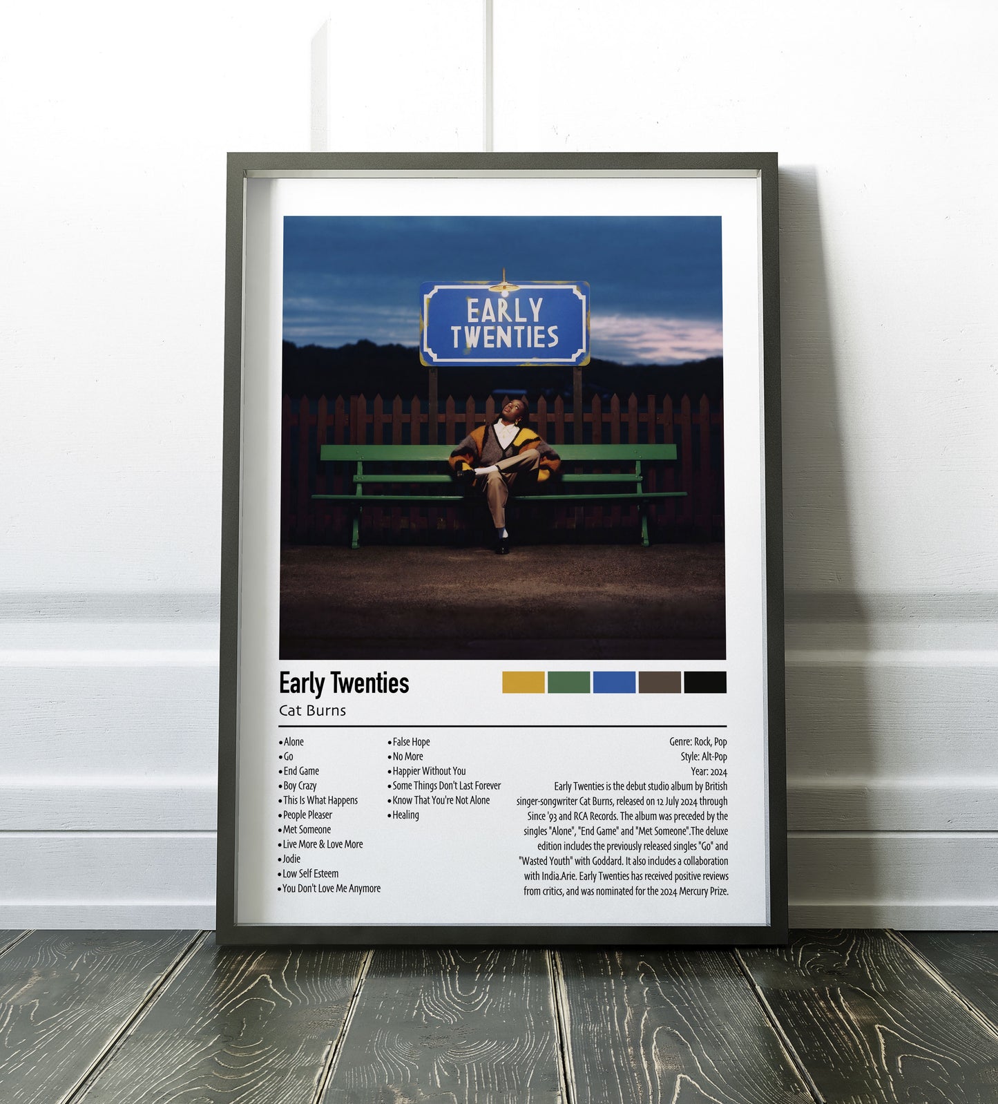 Cat Burns | Early Twenties | Custom Album Cover Poster Print