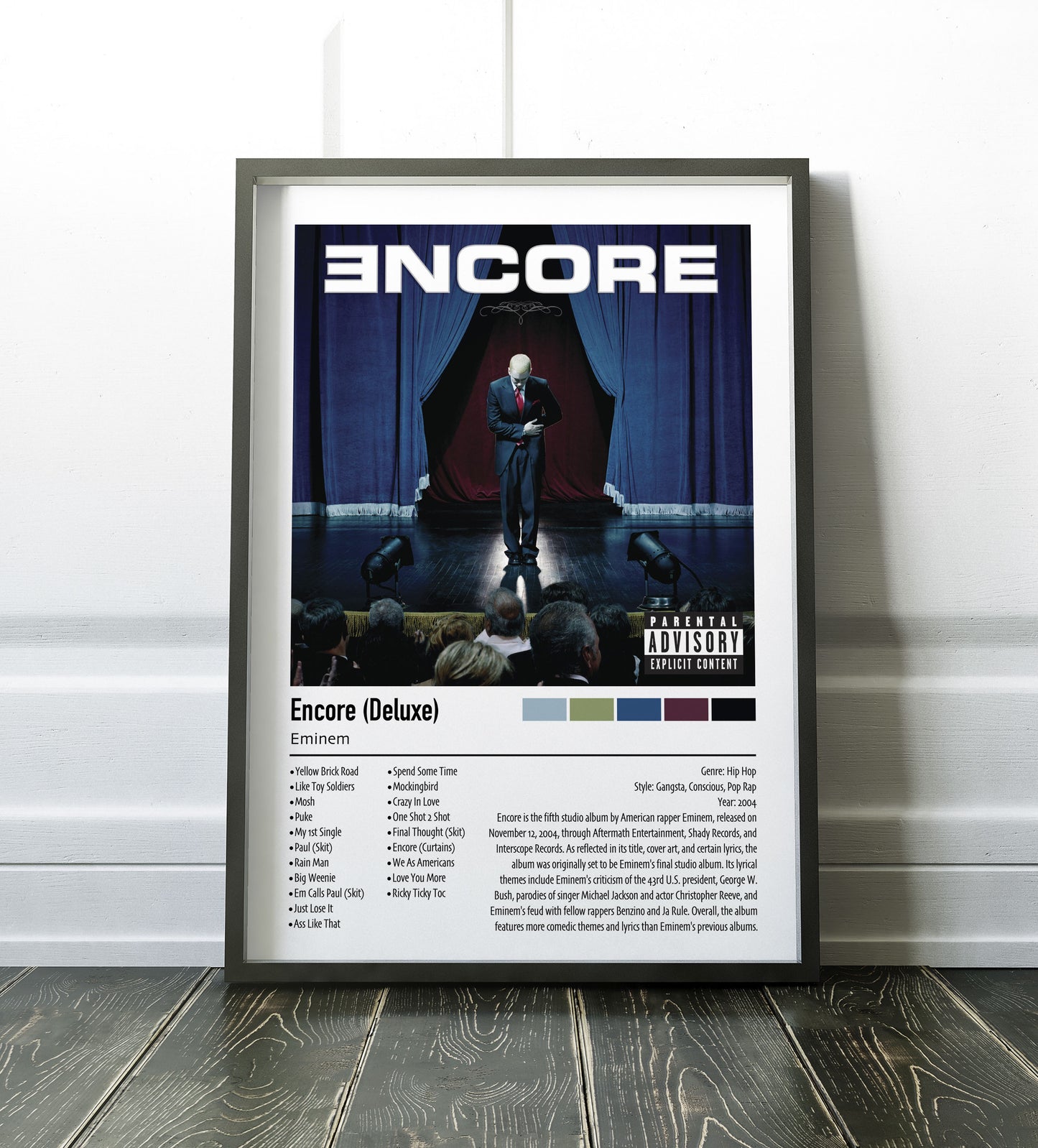 Eminem | Encore (Deluxe) | Custom Album Cover Poster Print