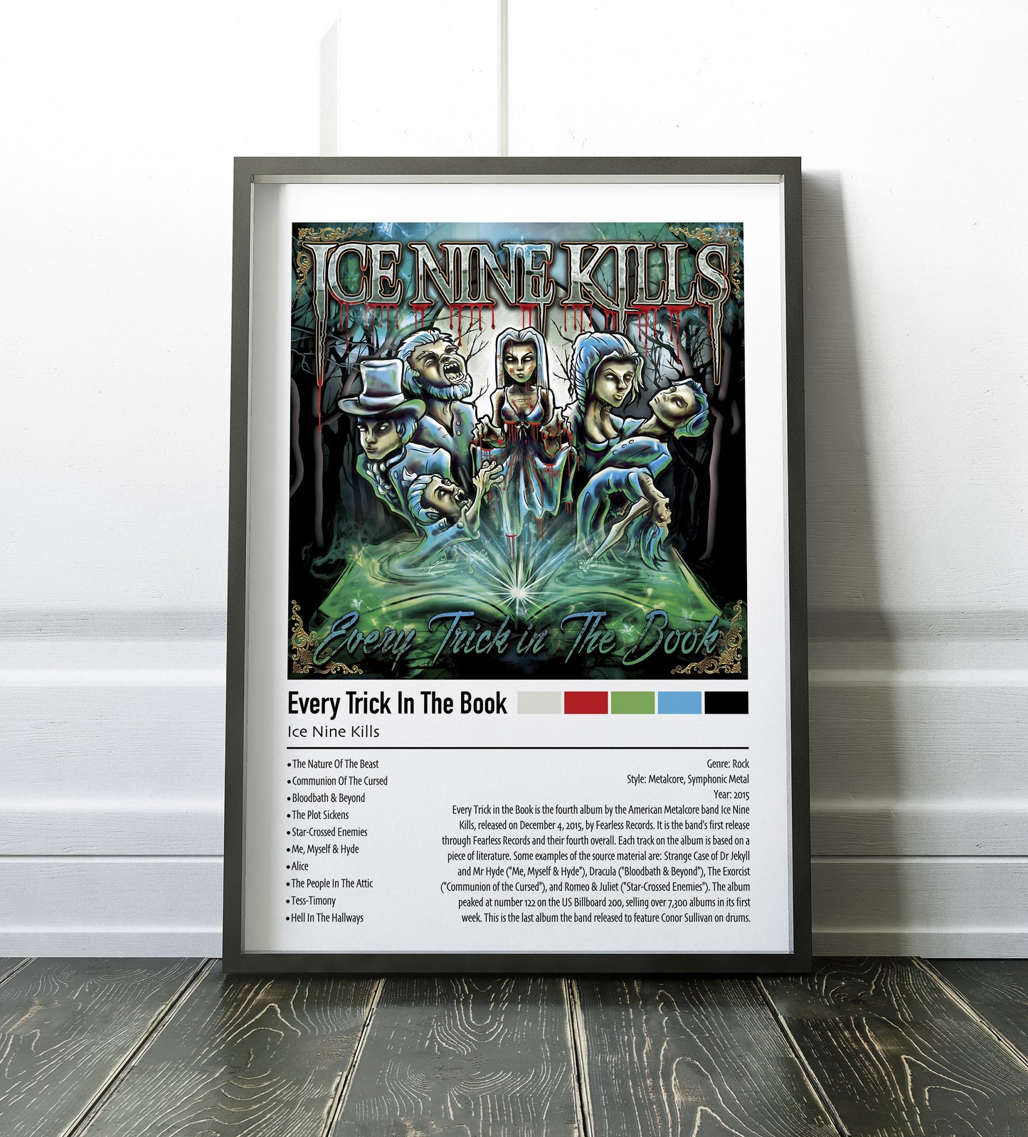 Ice Nine Kills | Every Trick In The Book | Custom Album Cover Poster Print