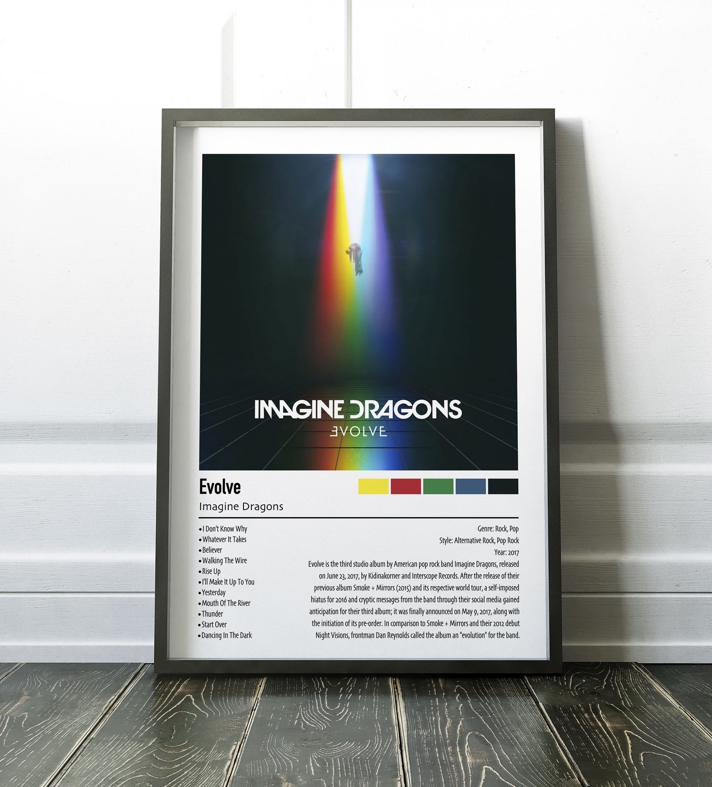 Imagine Dragons | Evolve | Custom Album Cover Poster Print